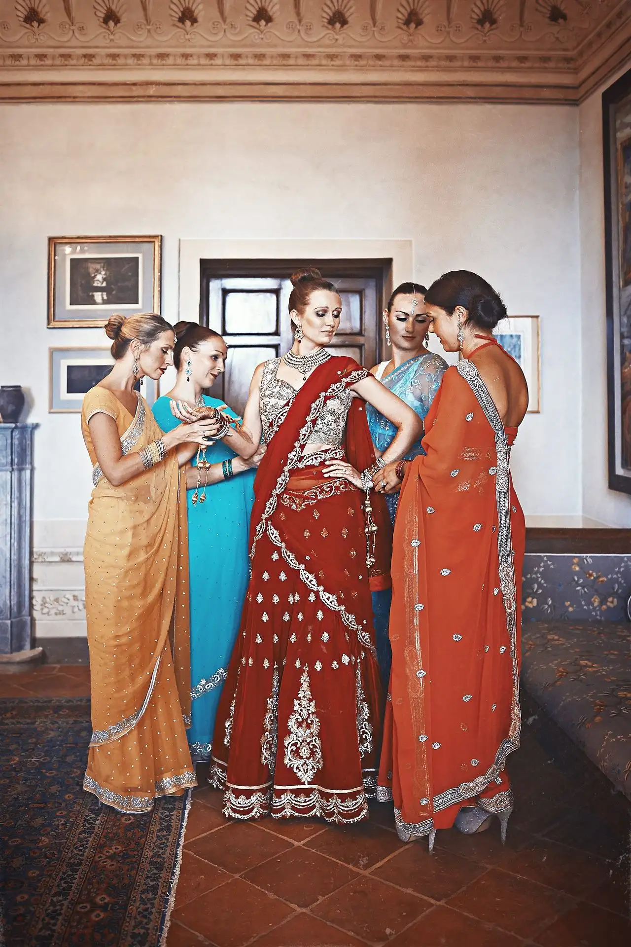 indian wedding in tuscany
