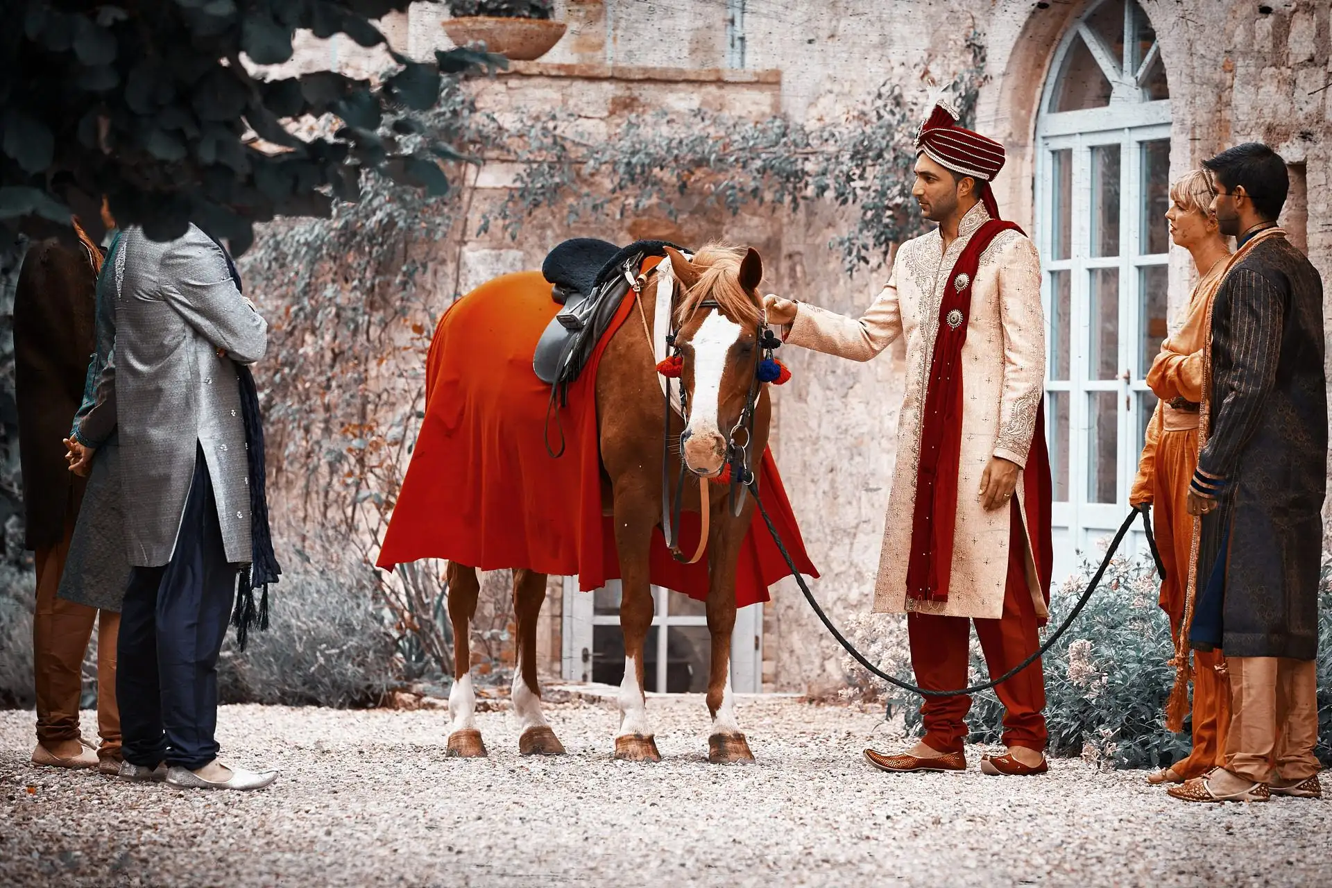 indian wedding in tuscany