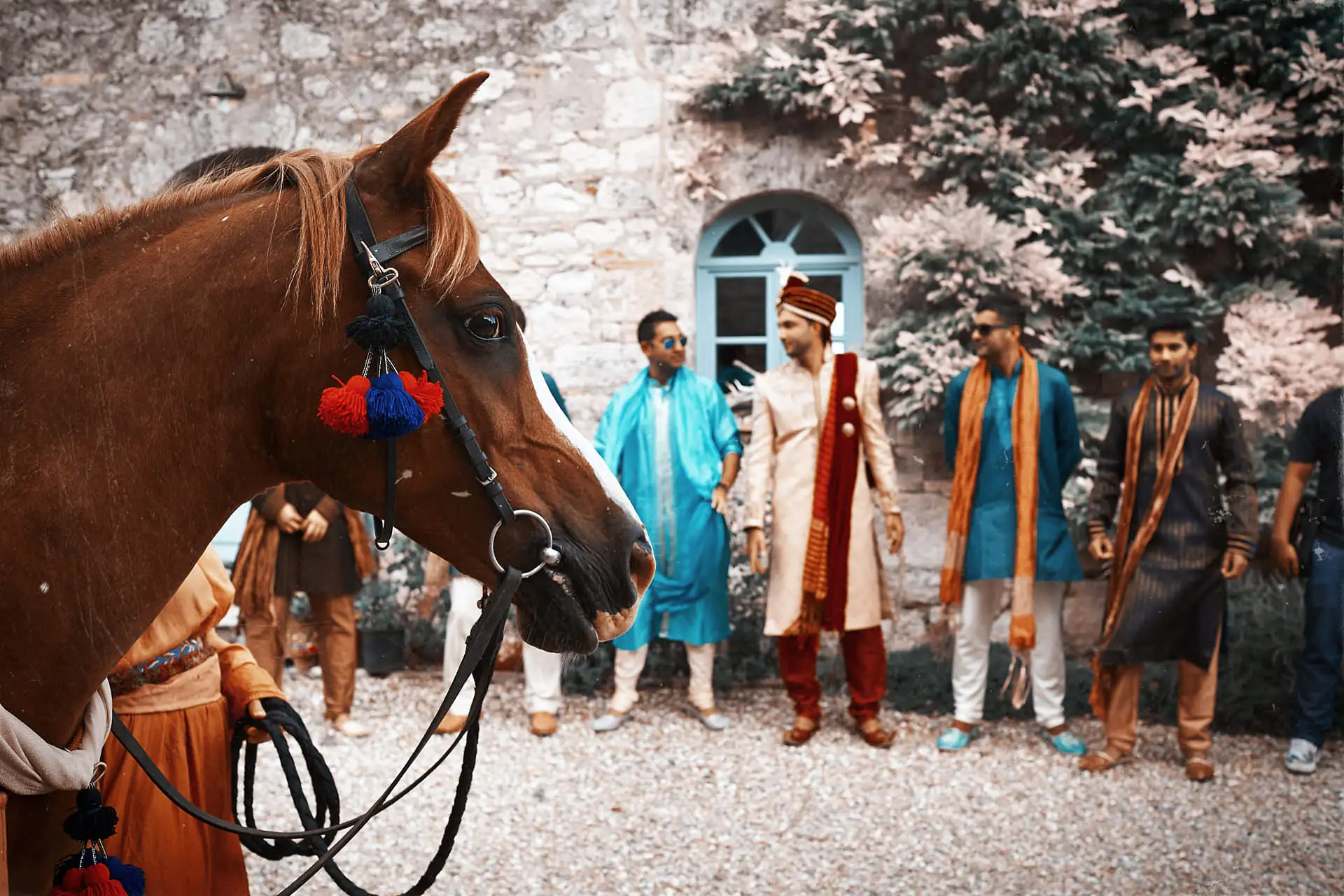 indian wedding in tuscany