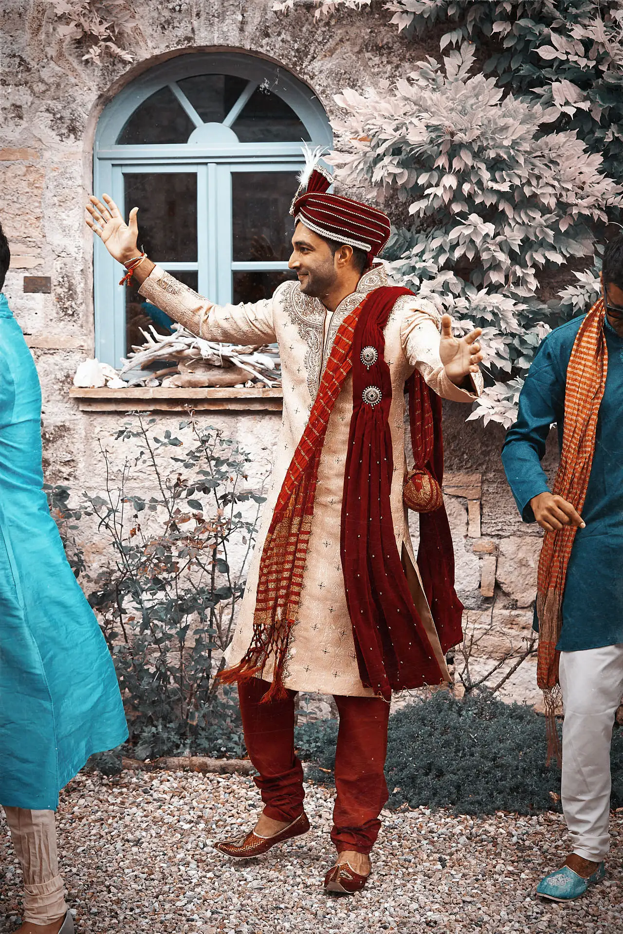 indian wedding in tuscany