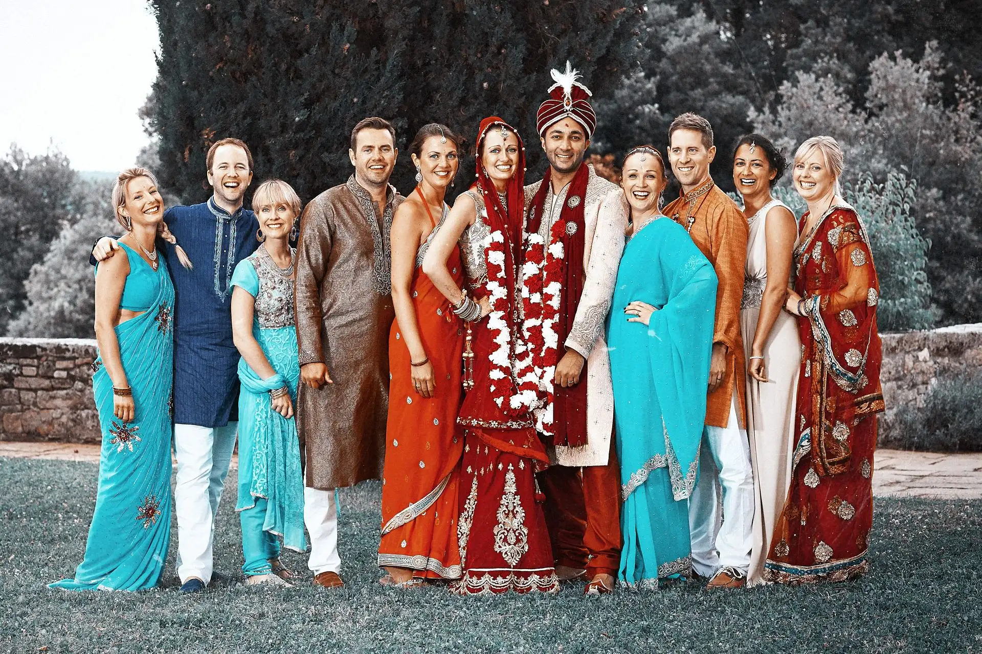 indian wedding in tuscany