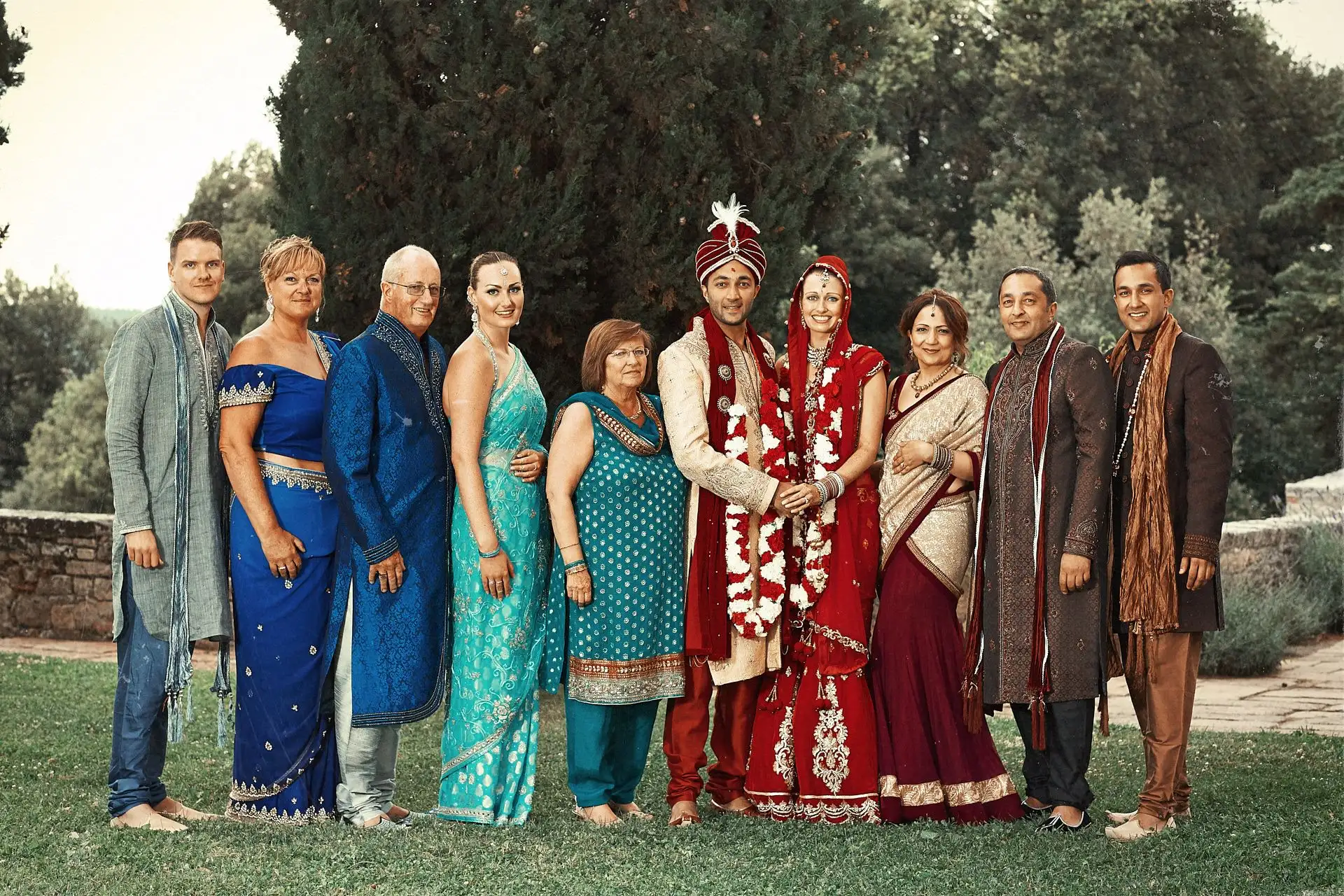 indian wedding in tuscany