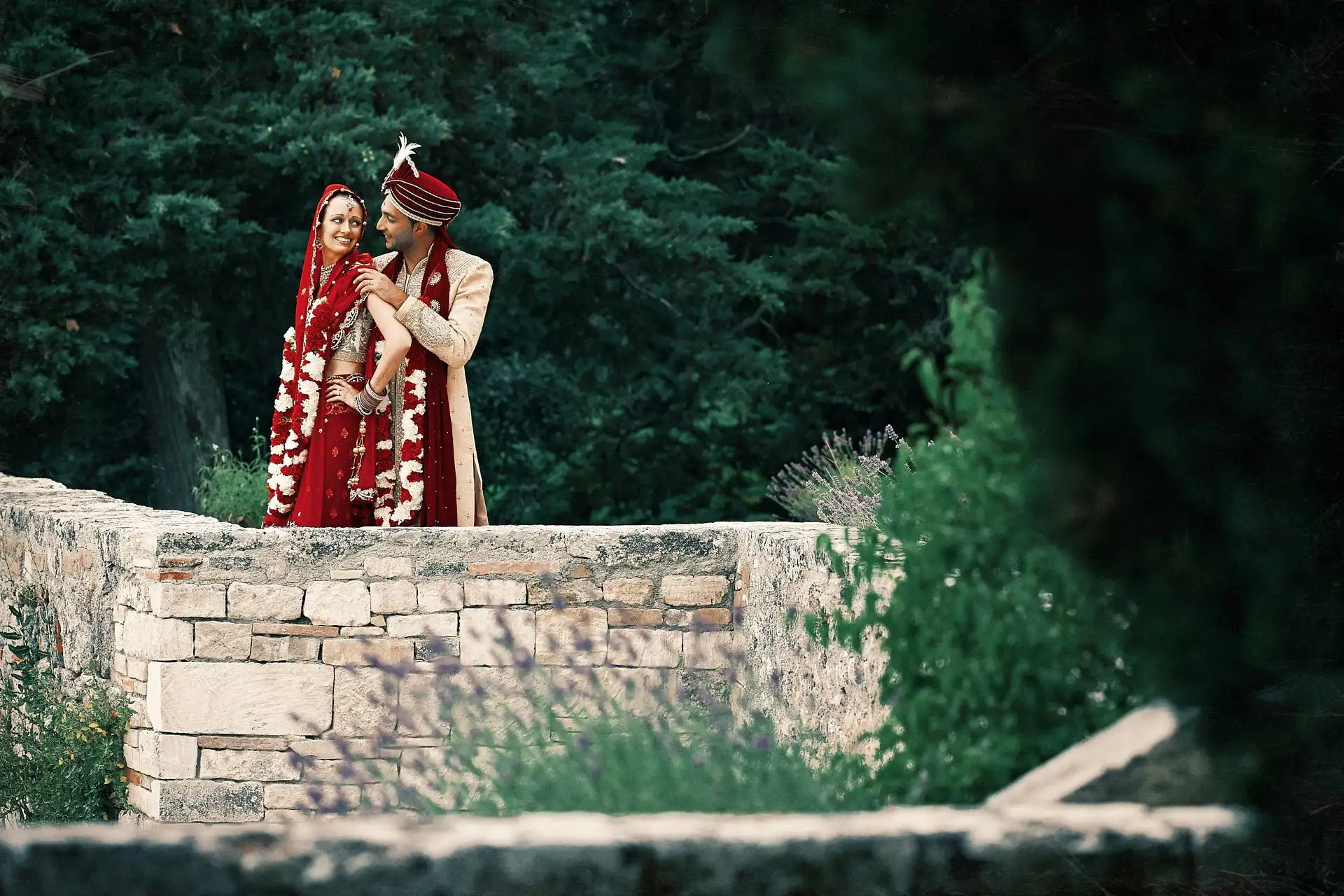 indian wedding in tuscany
