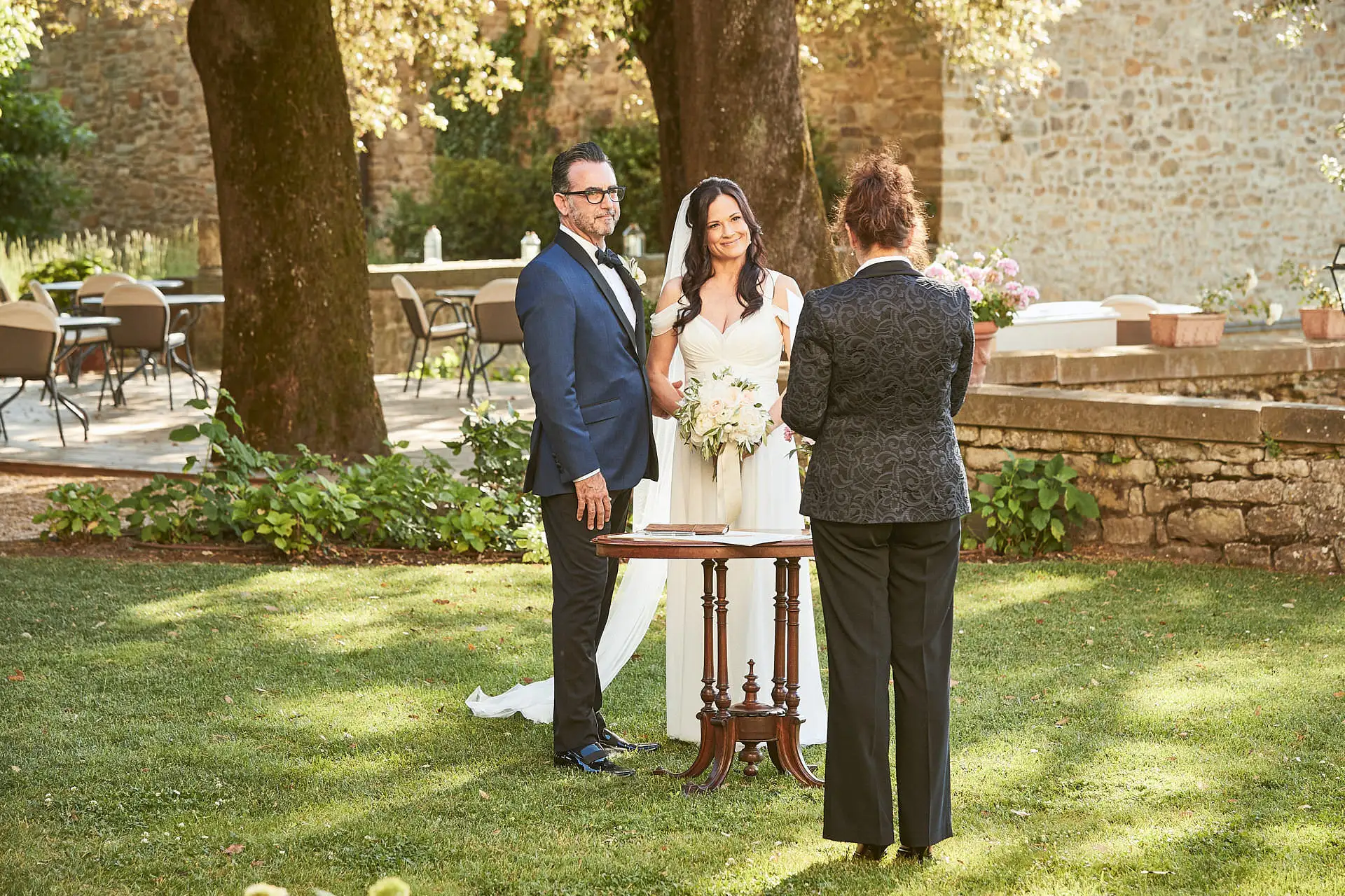 intimate villa di piazzano wedding