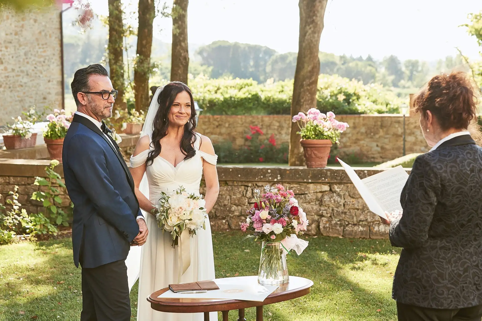 intimate villa di piazzano wedding