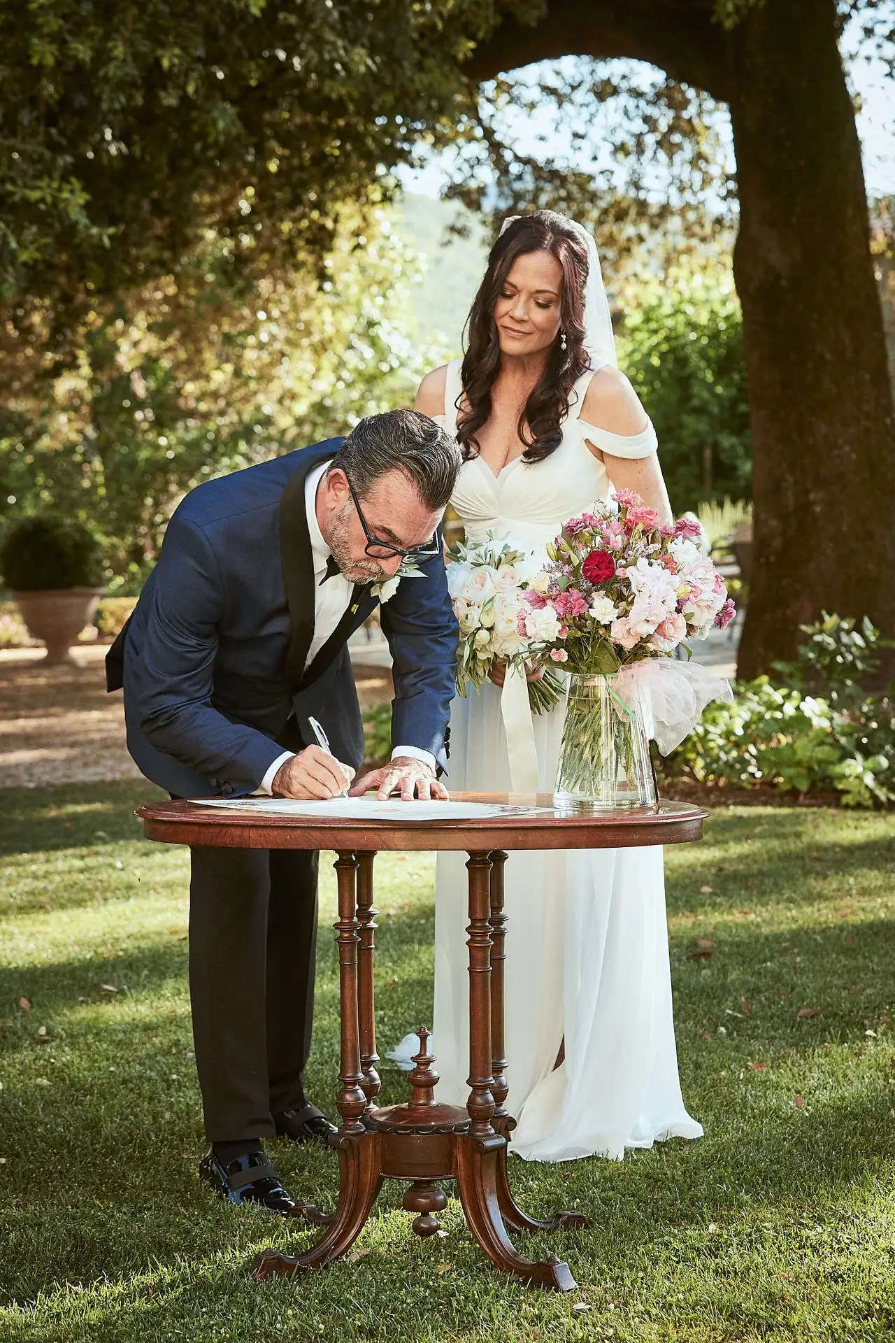 intimate villa di piazzano wedding