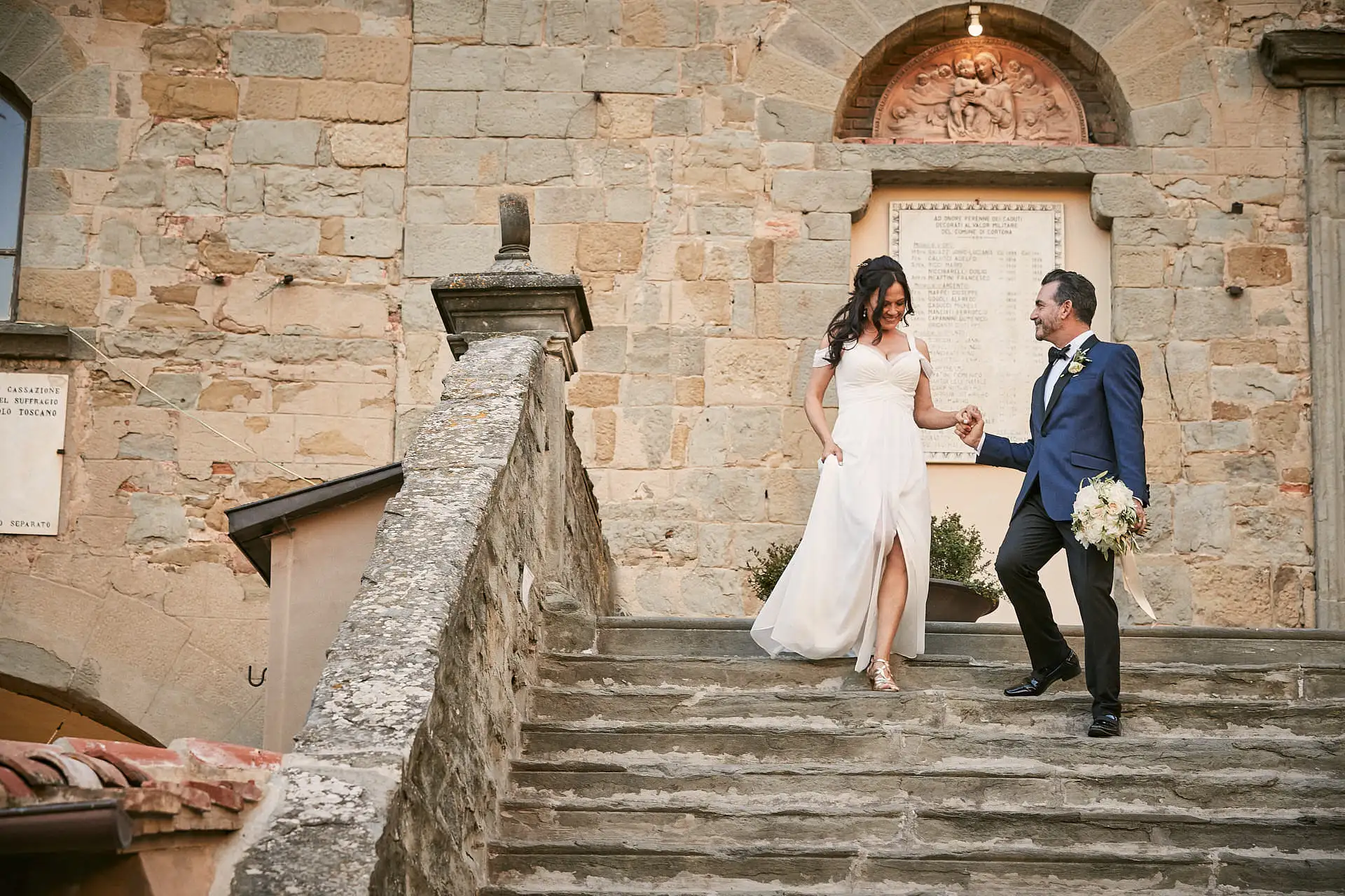 intimate villa di piazzano wedding