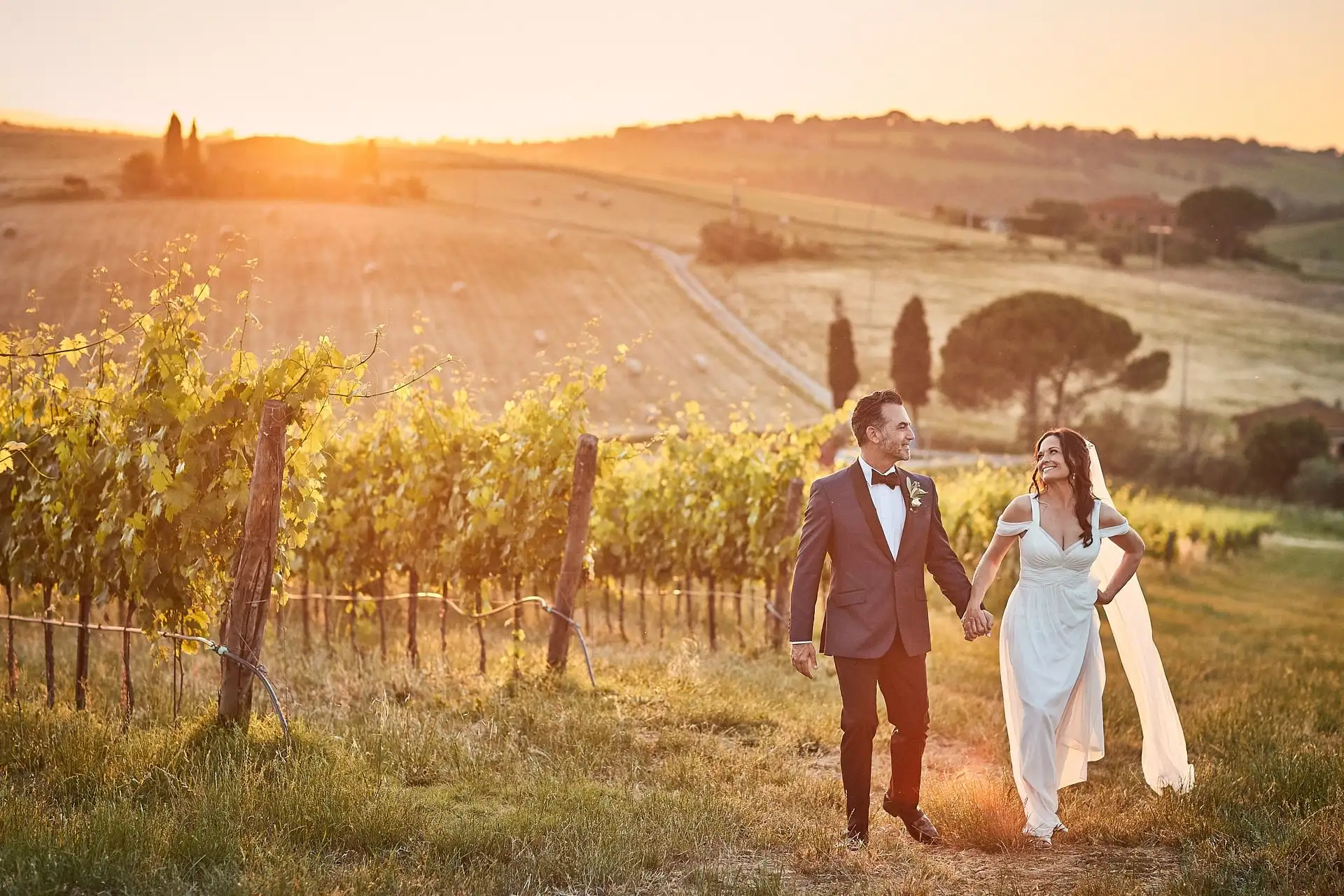 intimate villa di piazzano wedding