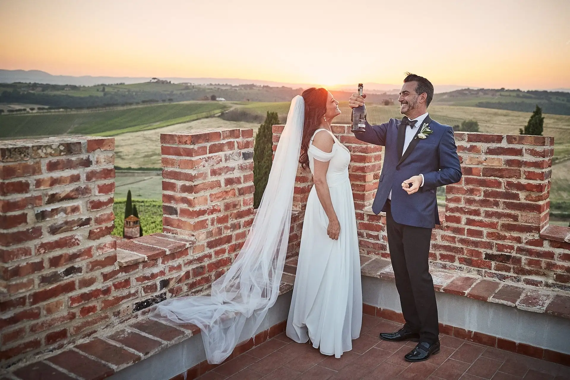 intimate villa di piazzano wedding