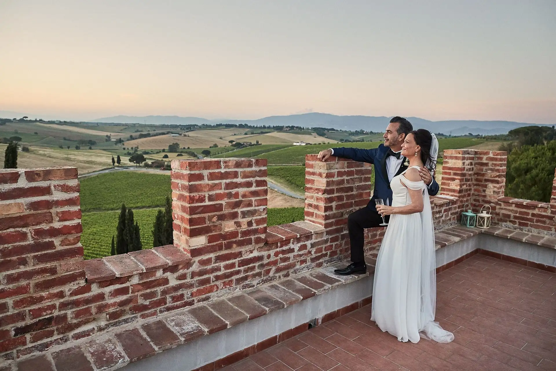 intimate villa di piazzano wedding