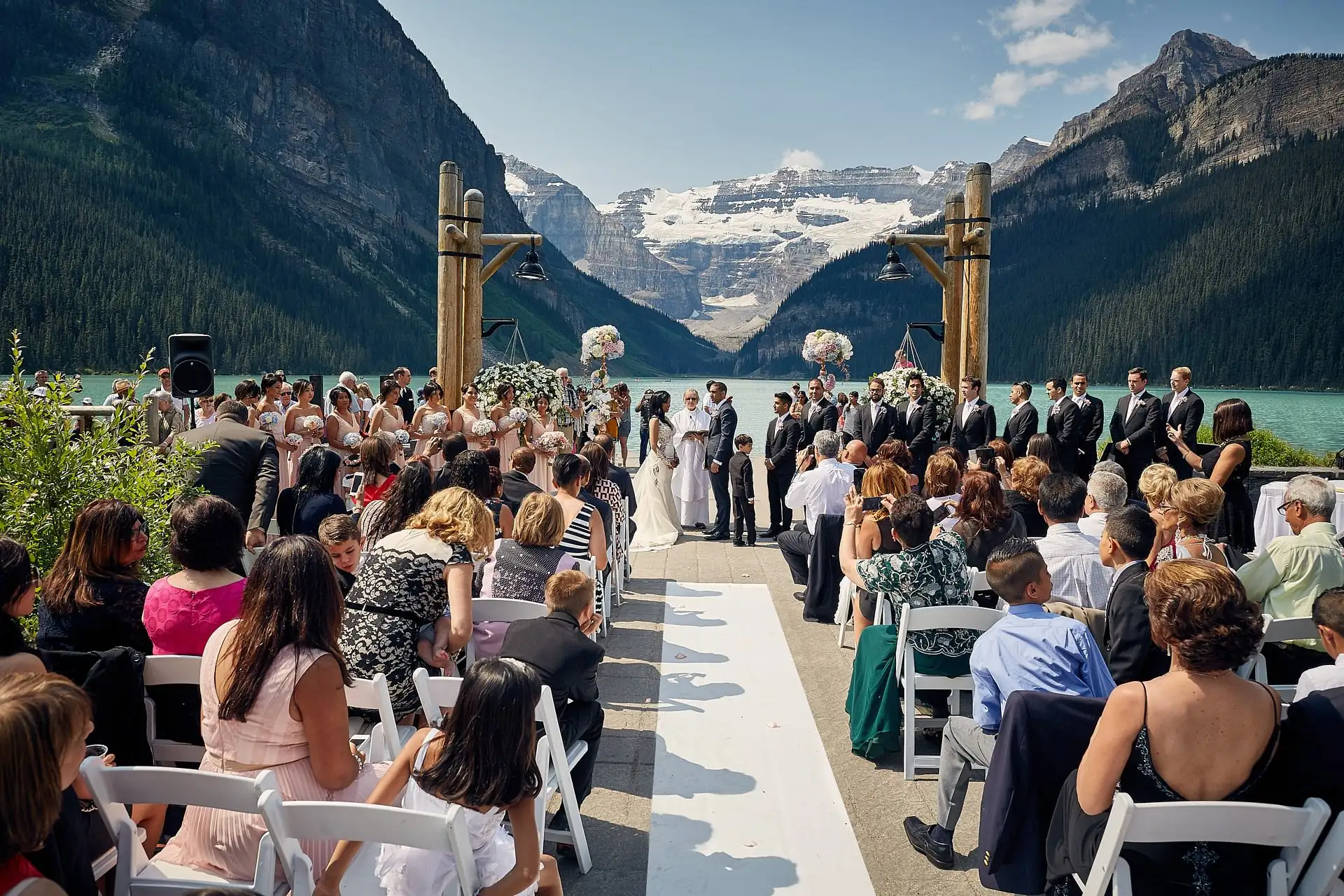 lake louise wedding fairmont chateau
