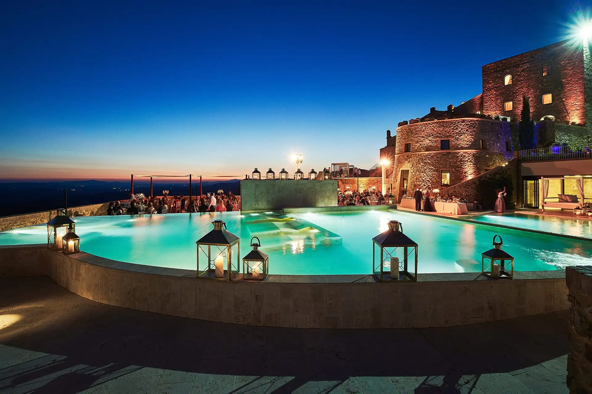 luxury castle wedding italy