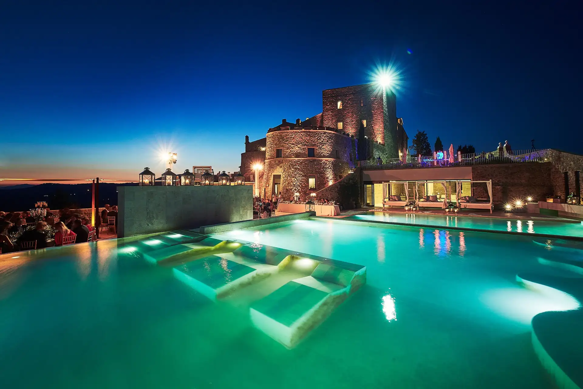 luxury castle wedding italy