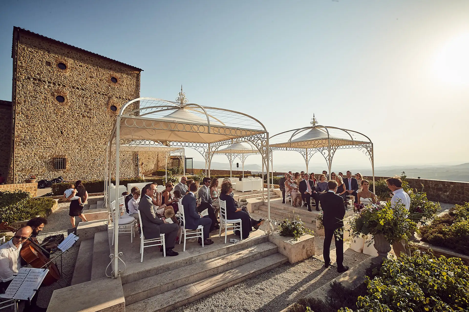montalcino castle wedding