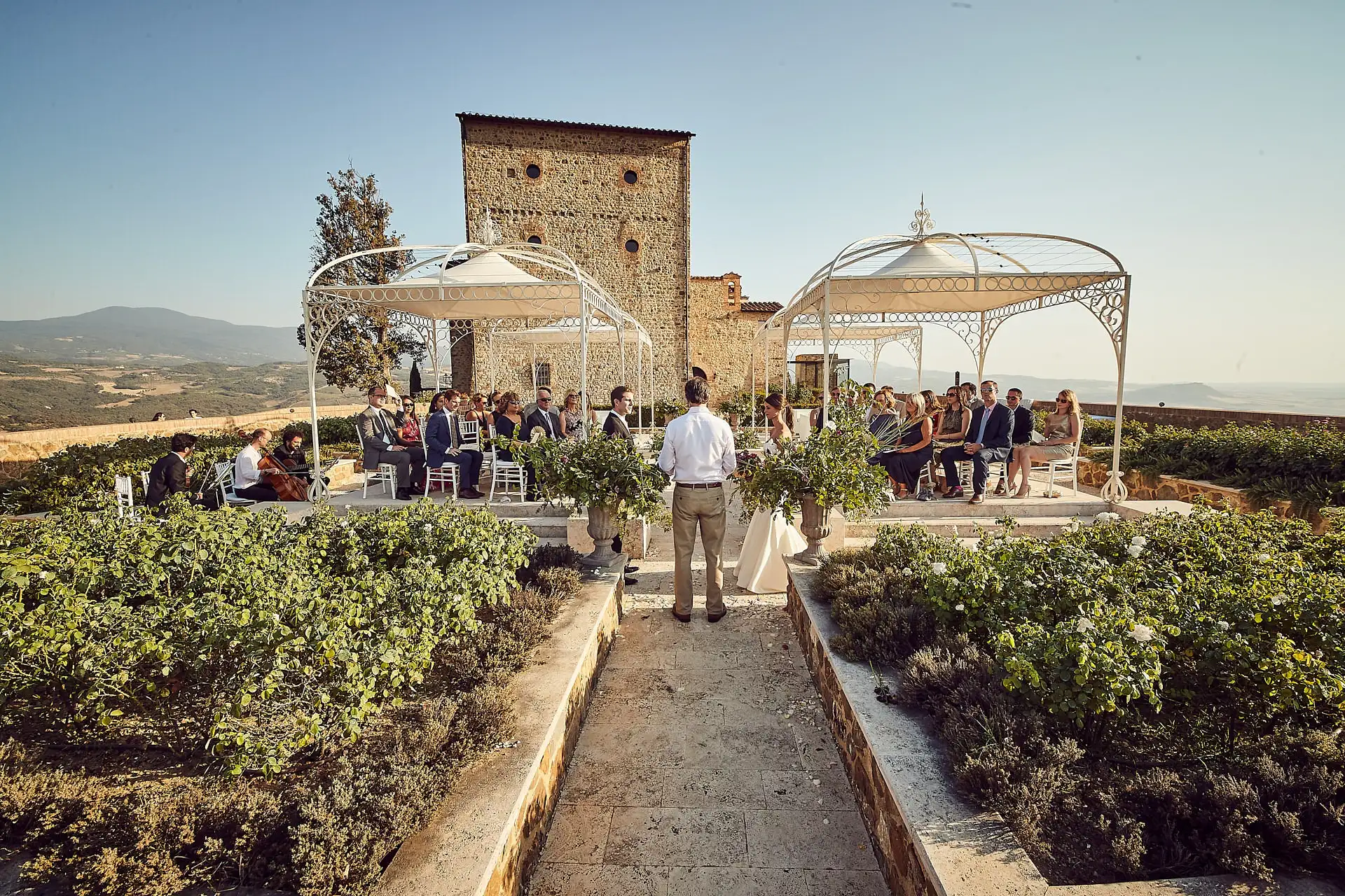 montalcino castle wedding