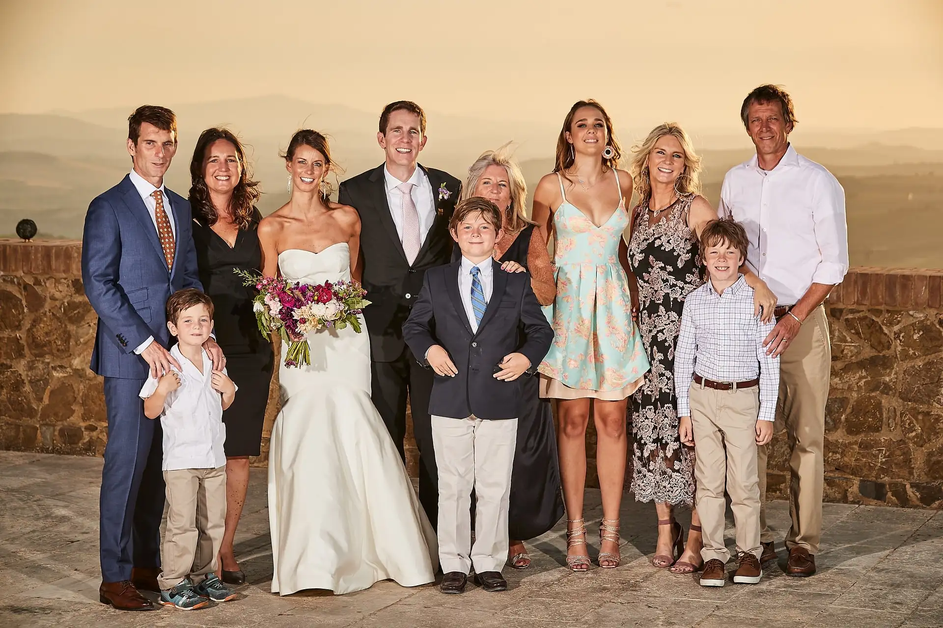 montalcino castle wedding