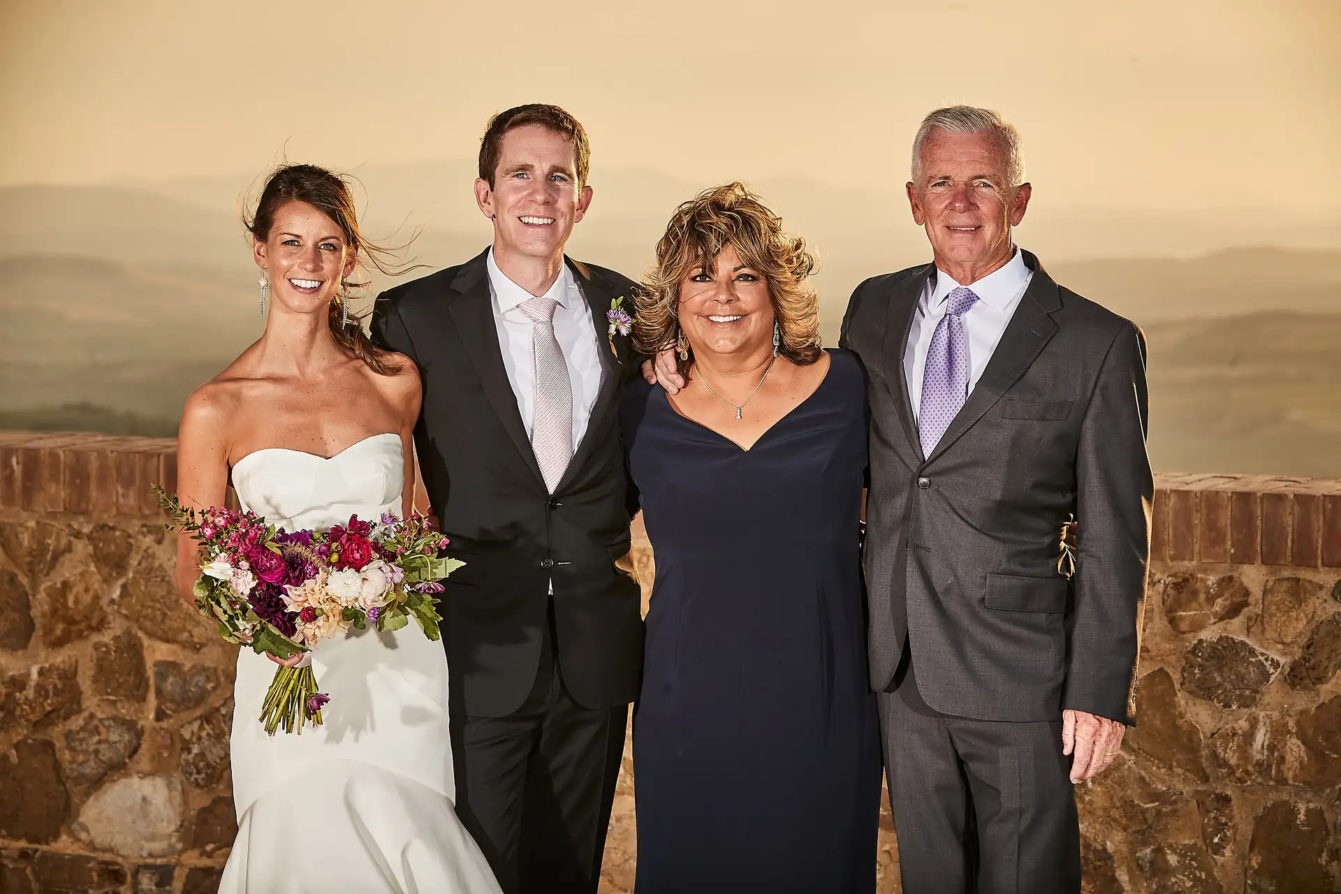 montalcino castle wedding