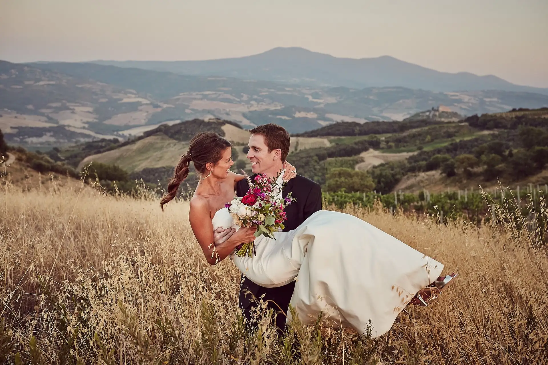 montalcino castle wedding