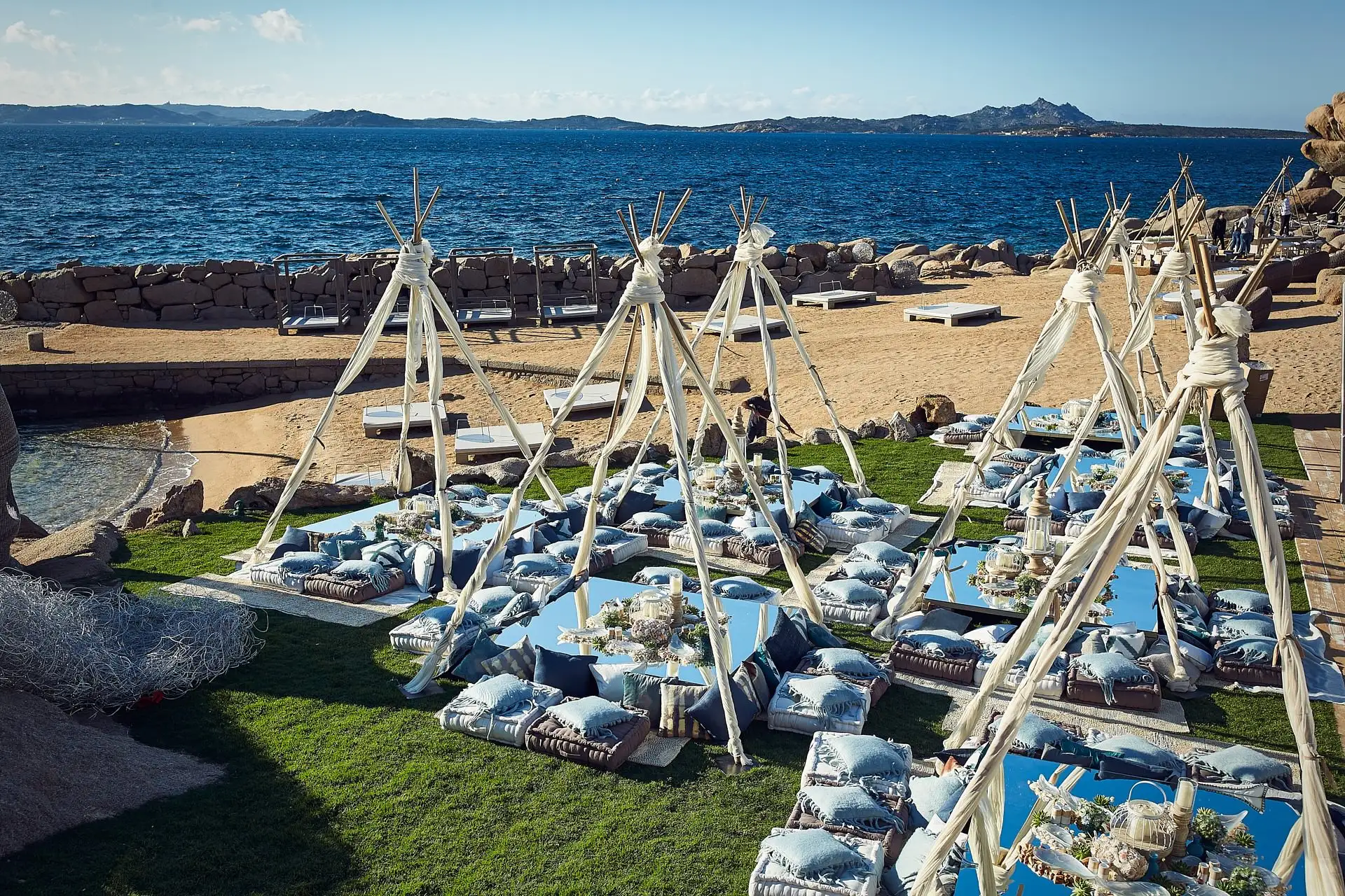 perfect sardinia beach party