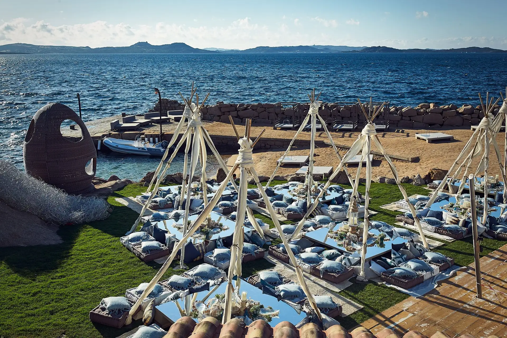 perfect sardinia beach party