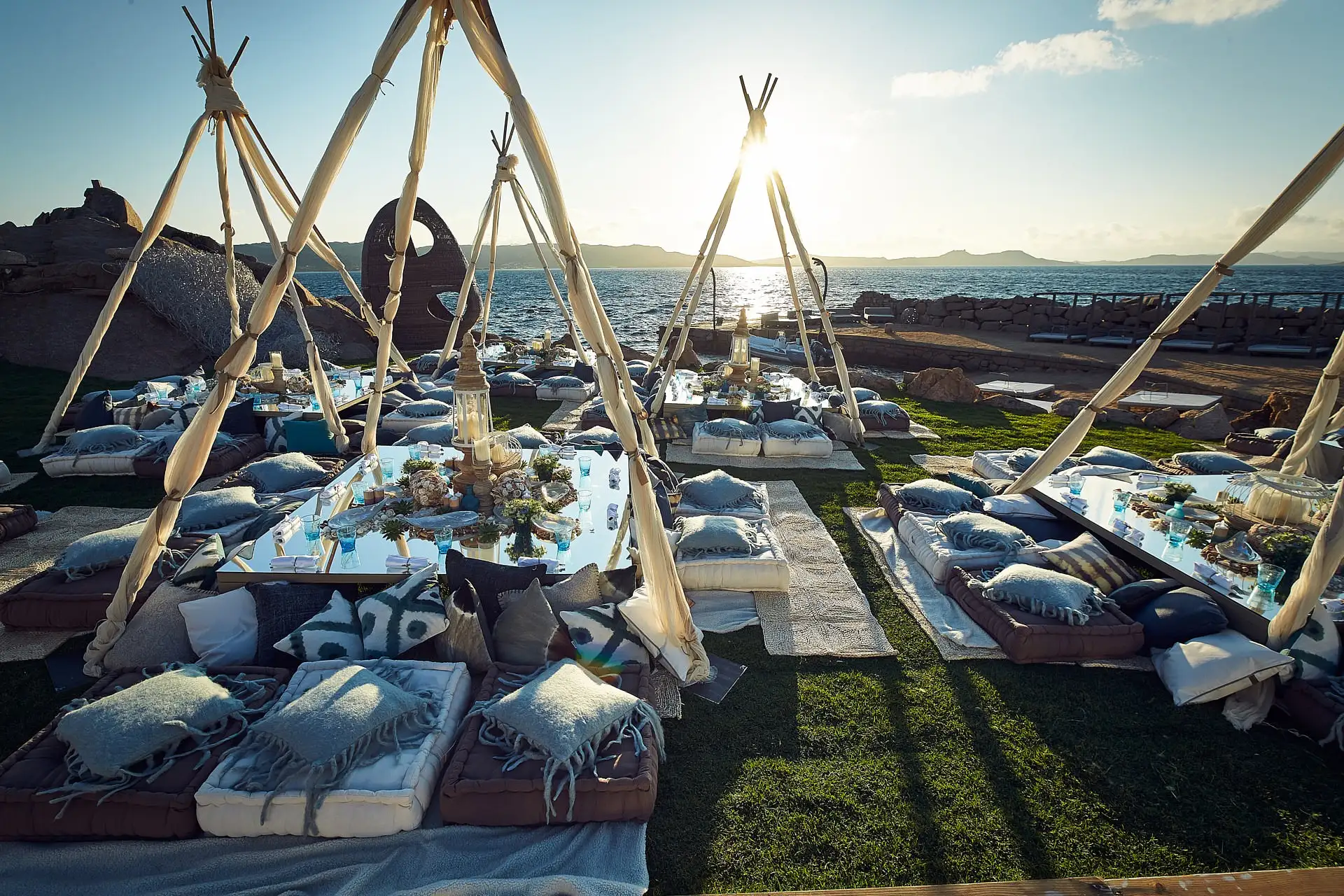 perfect sardinia beach party