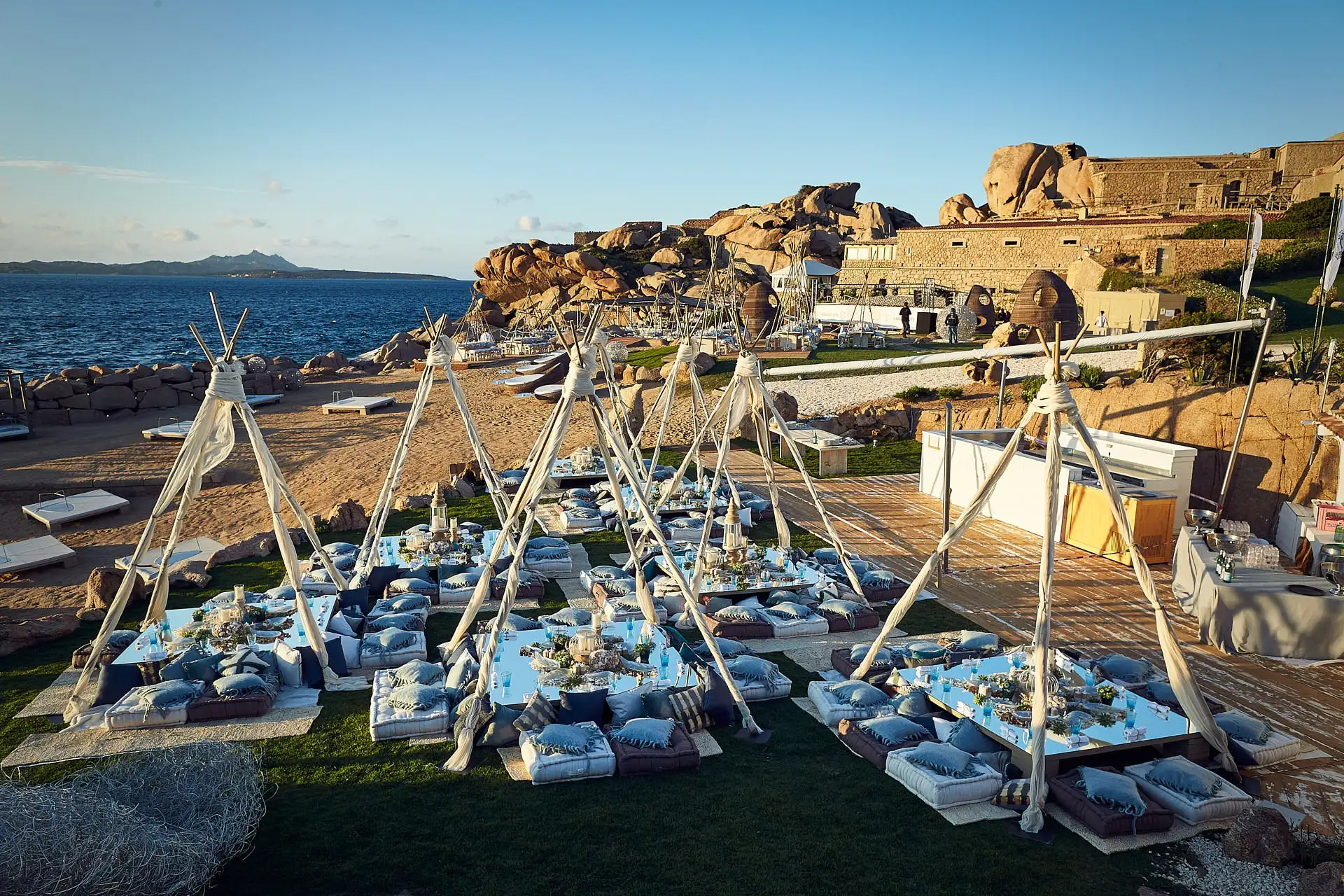 perfect sardinia beach party