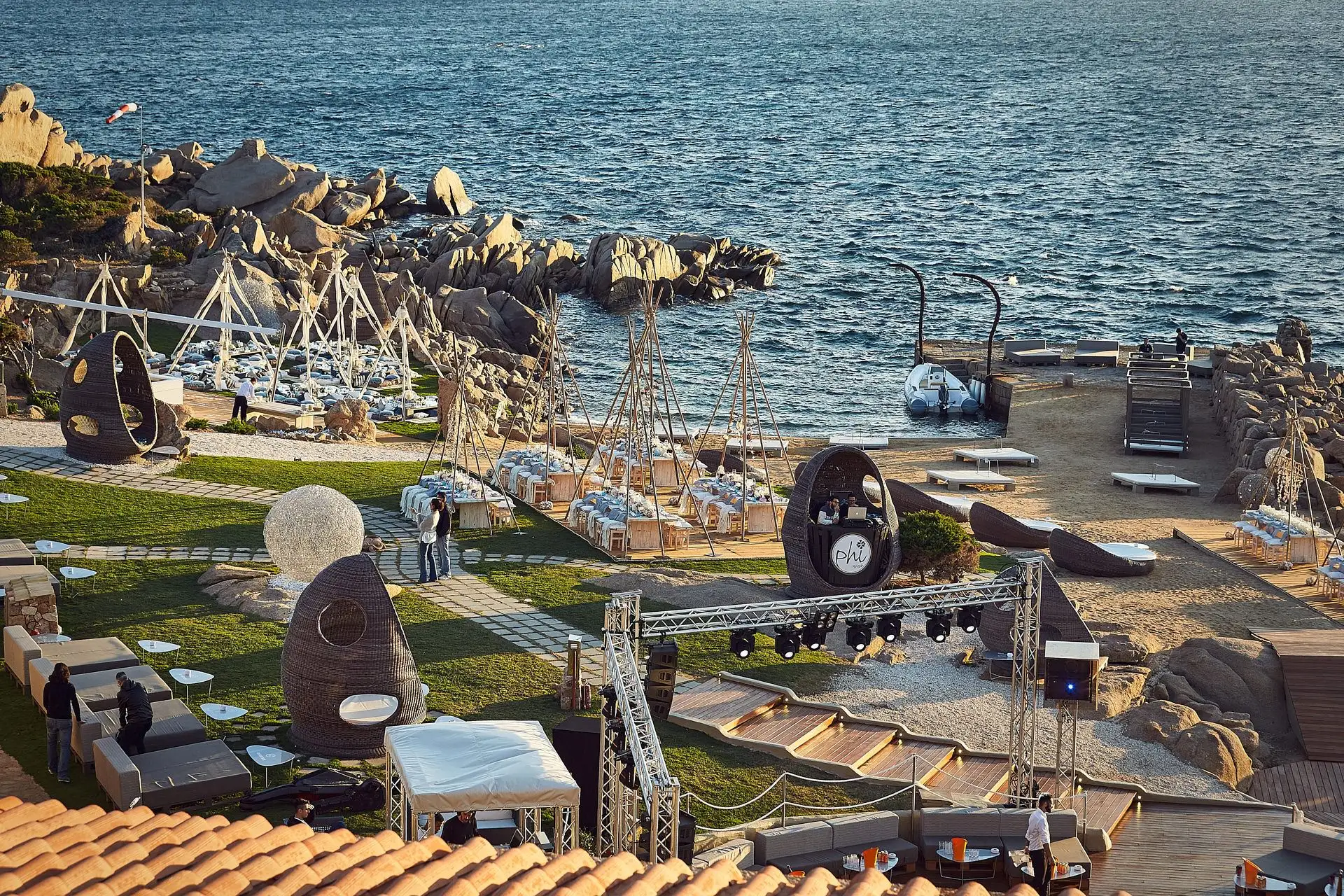perfect sardinia beach party