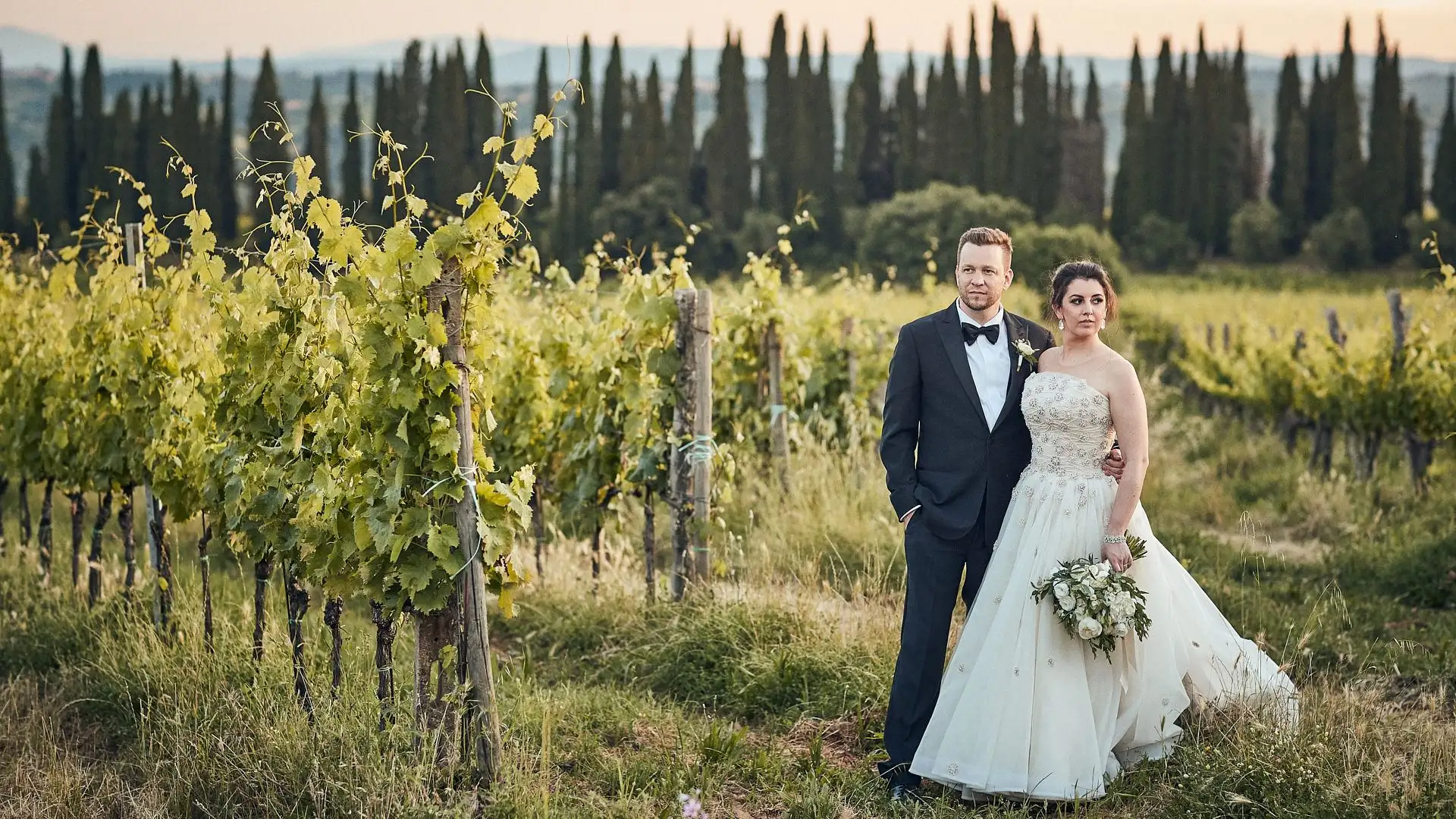 rustic wedding in tuscany