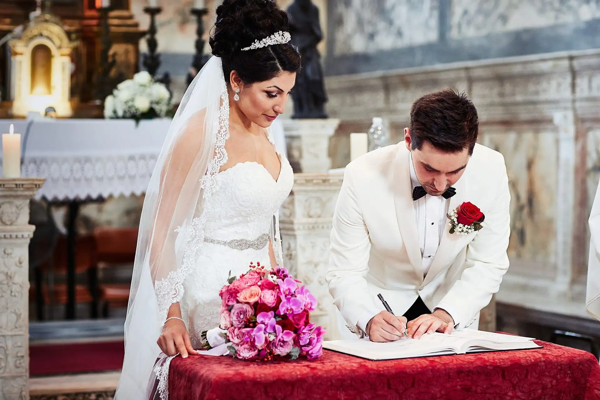 santa maria dei miracoli wedding