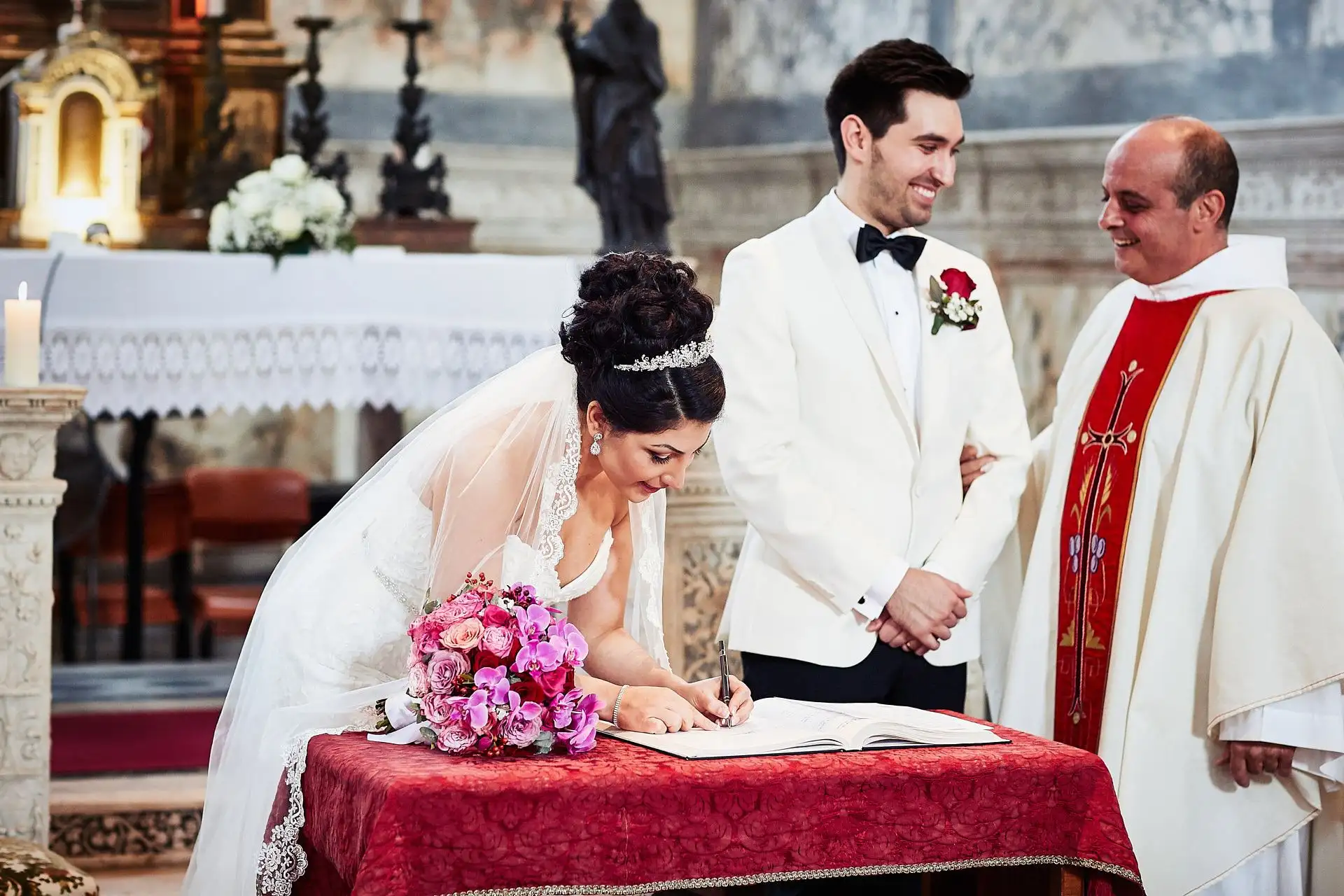 santa maria dei miracoli wedding