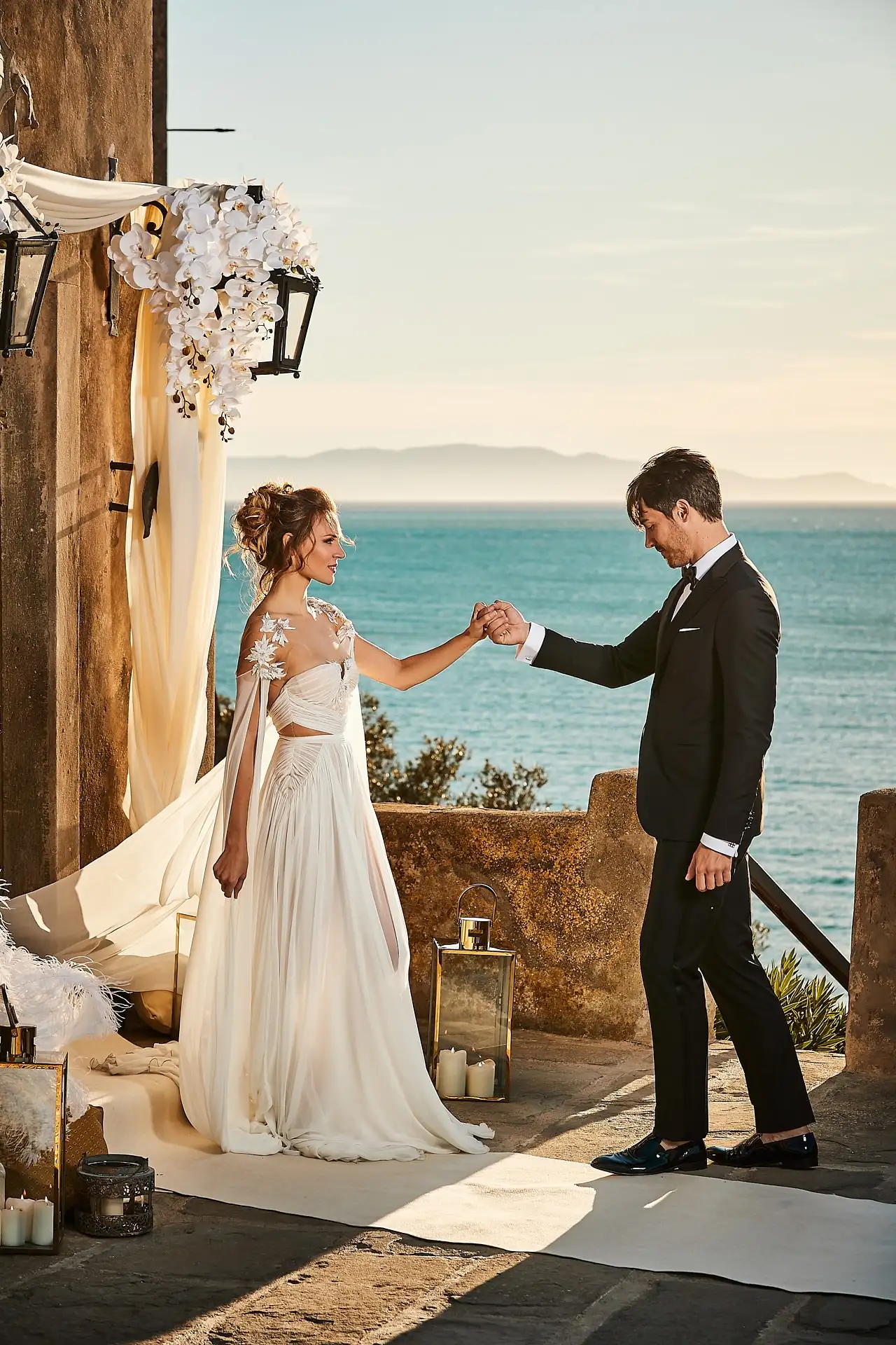seaside elopement tuscany
