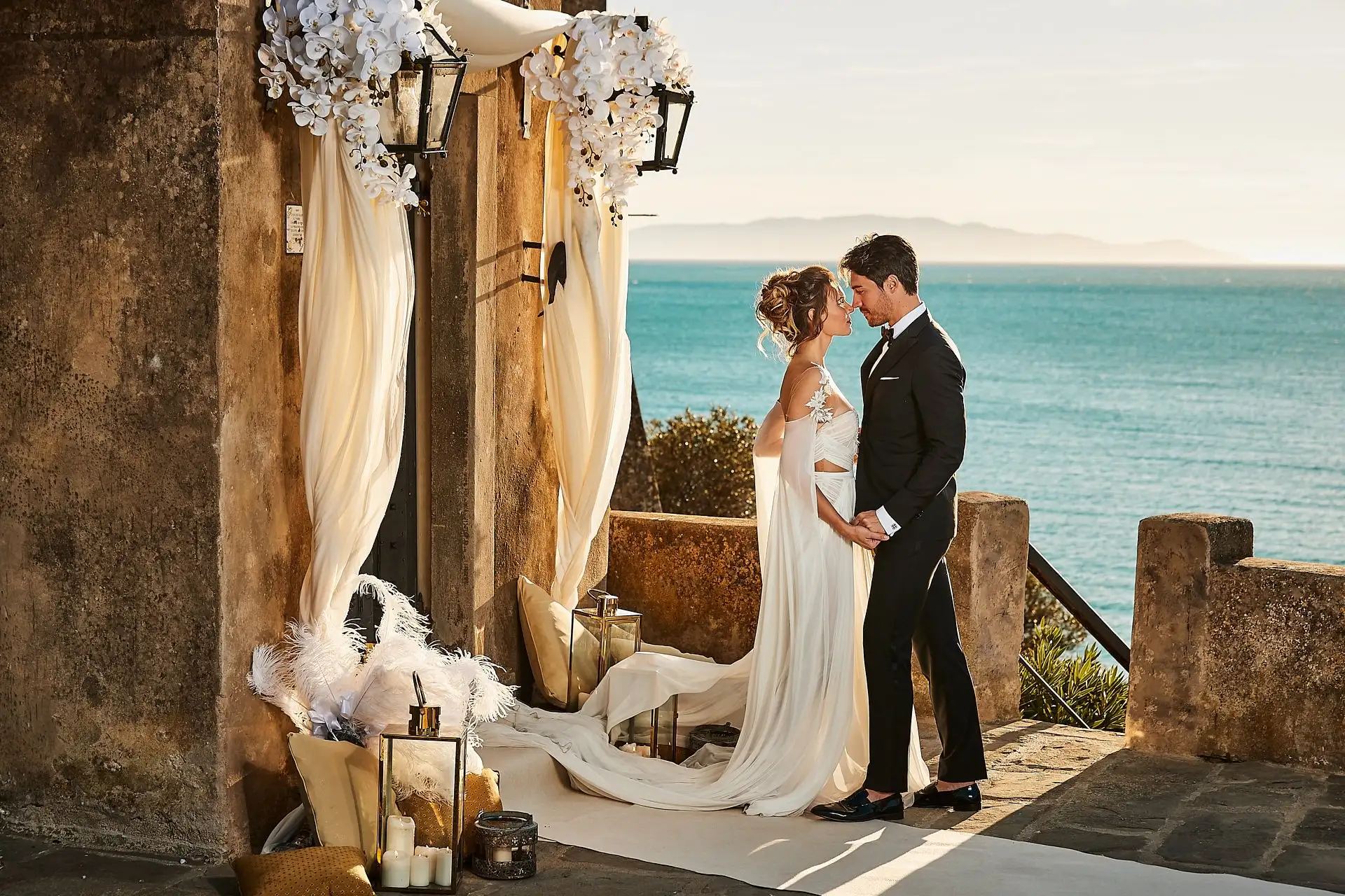 seaside elopement tuscany