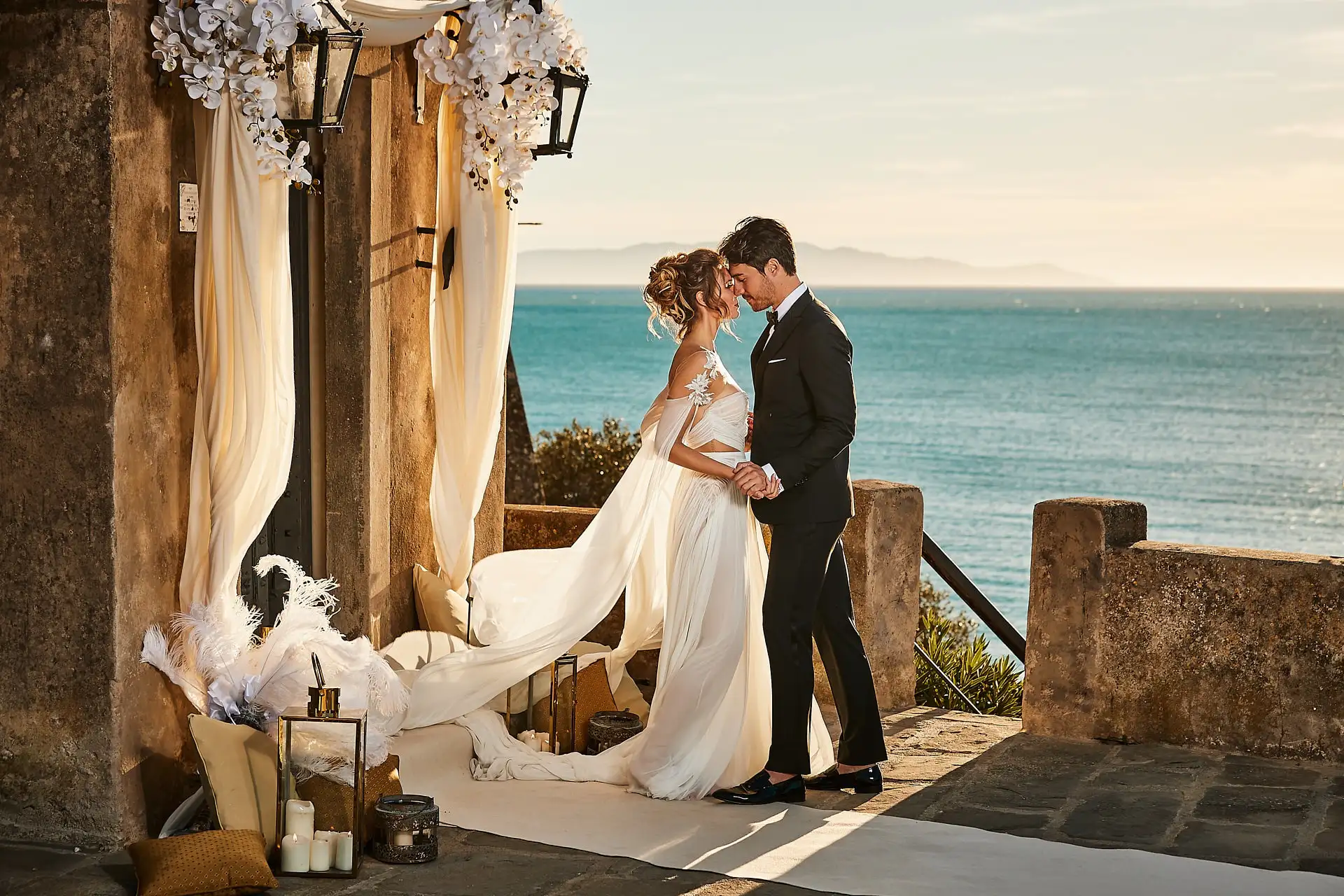 seaside elopement tuscany