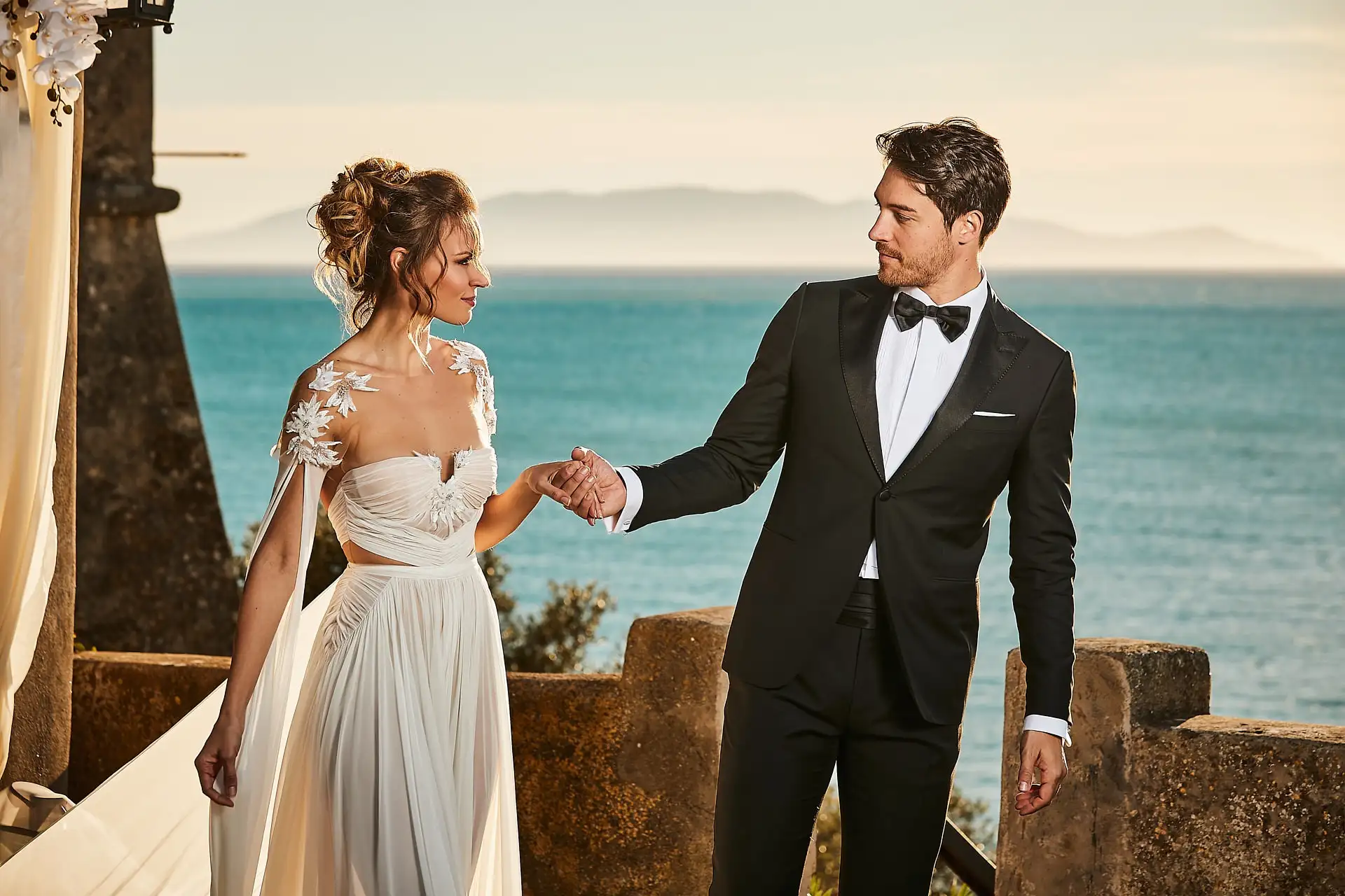seaside elopement tuscany