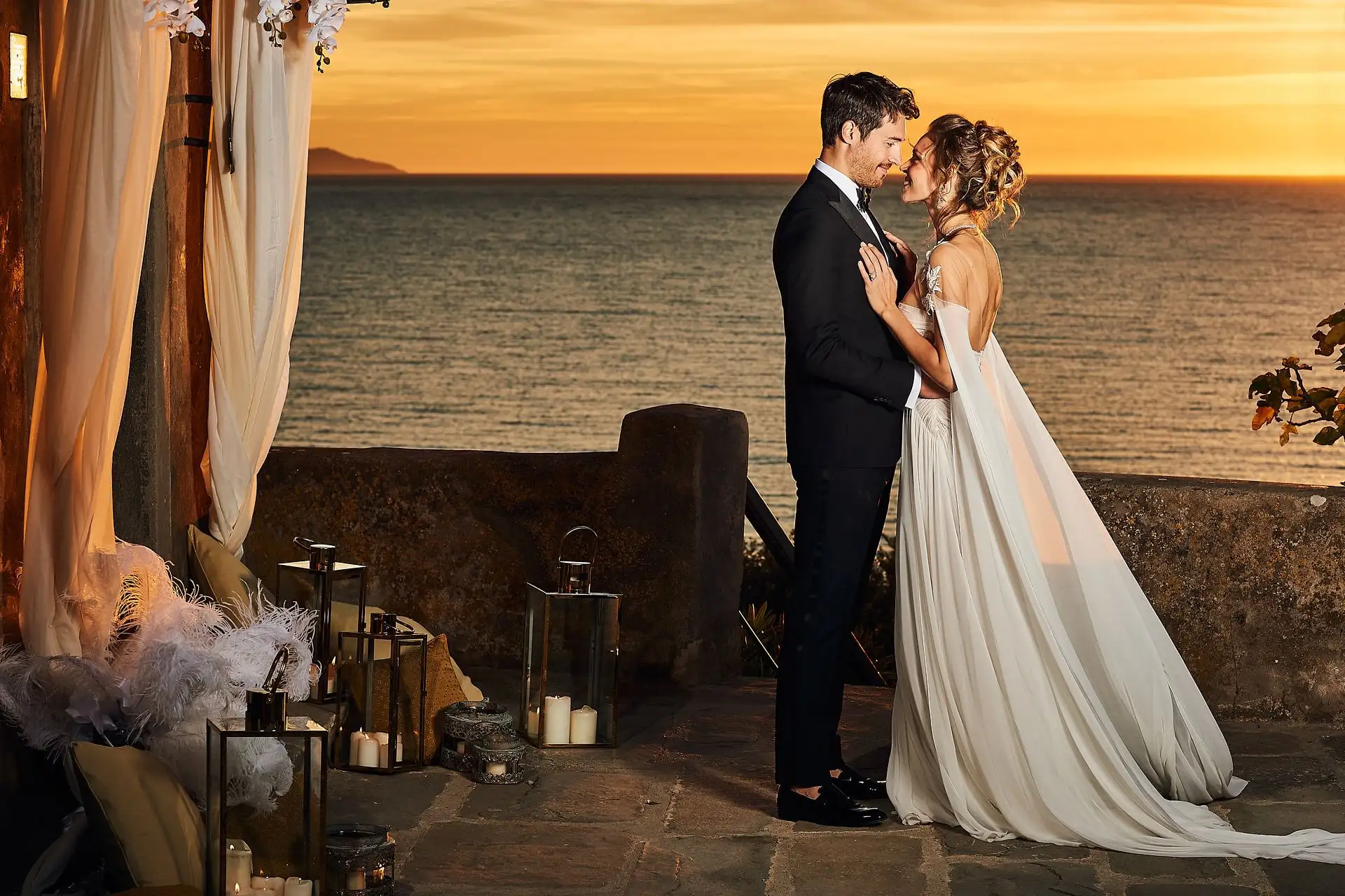 seaside elopement tuscany