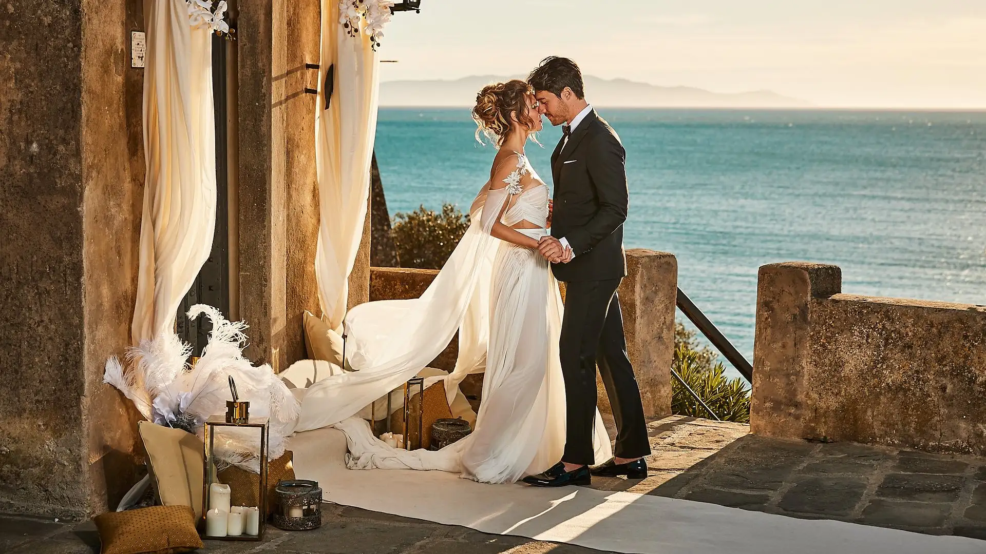 seaside elopement tuscany