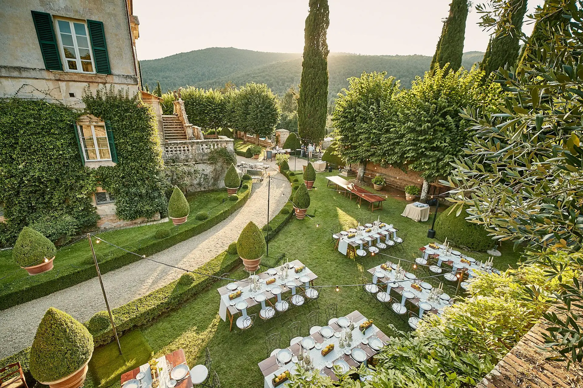 tuscan welcome dinner italian feast