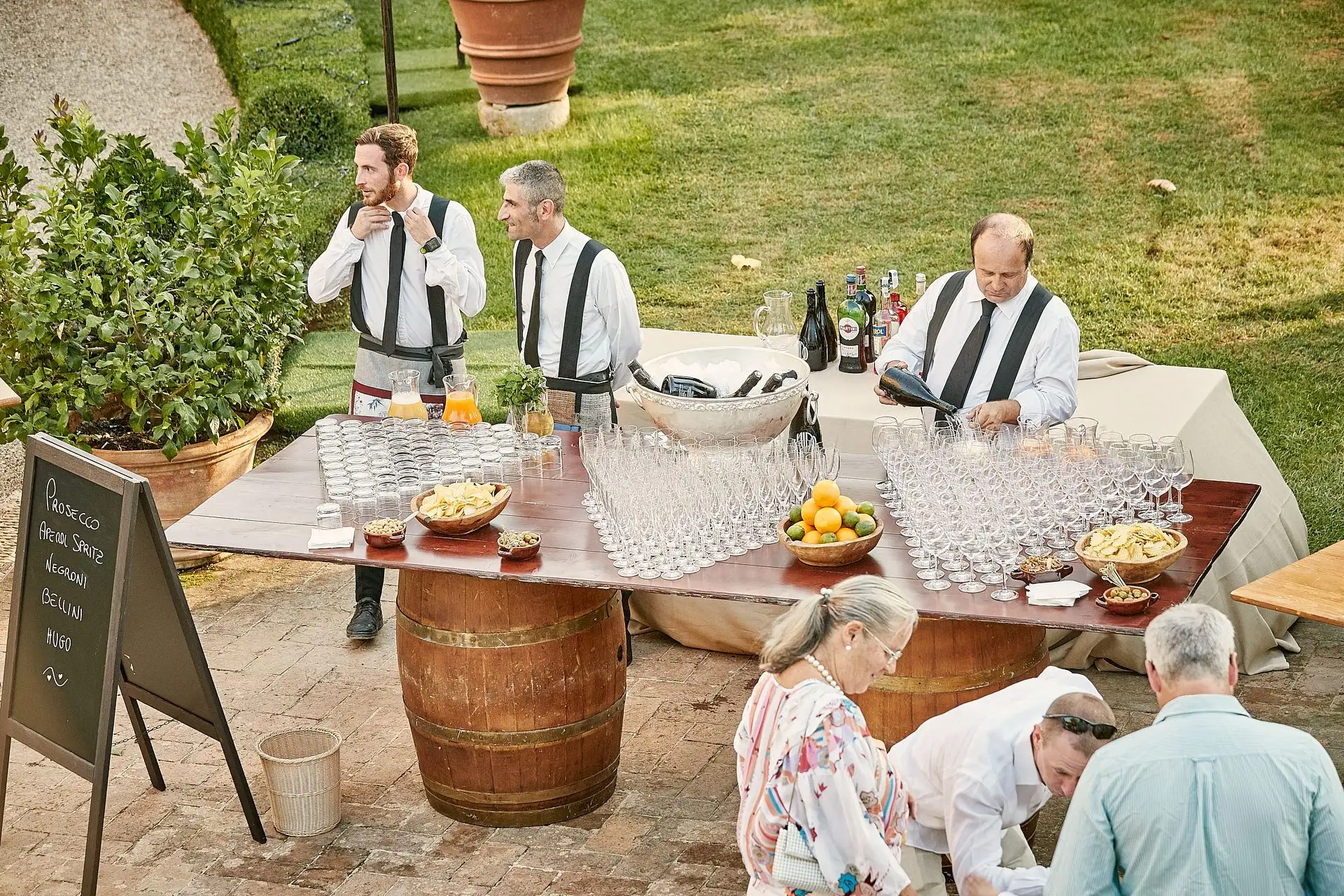 tuscan welcome dinner italian feast