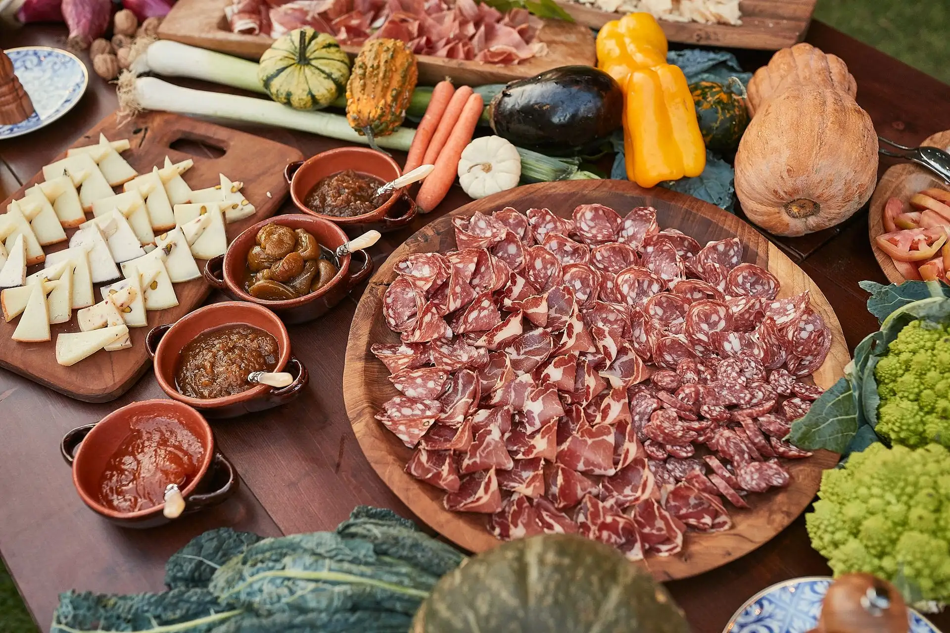 tuscan welcome dinner italian feast