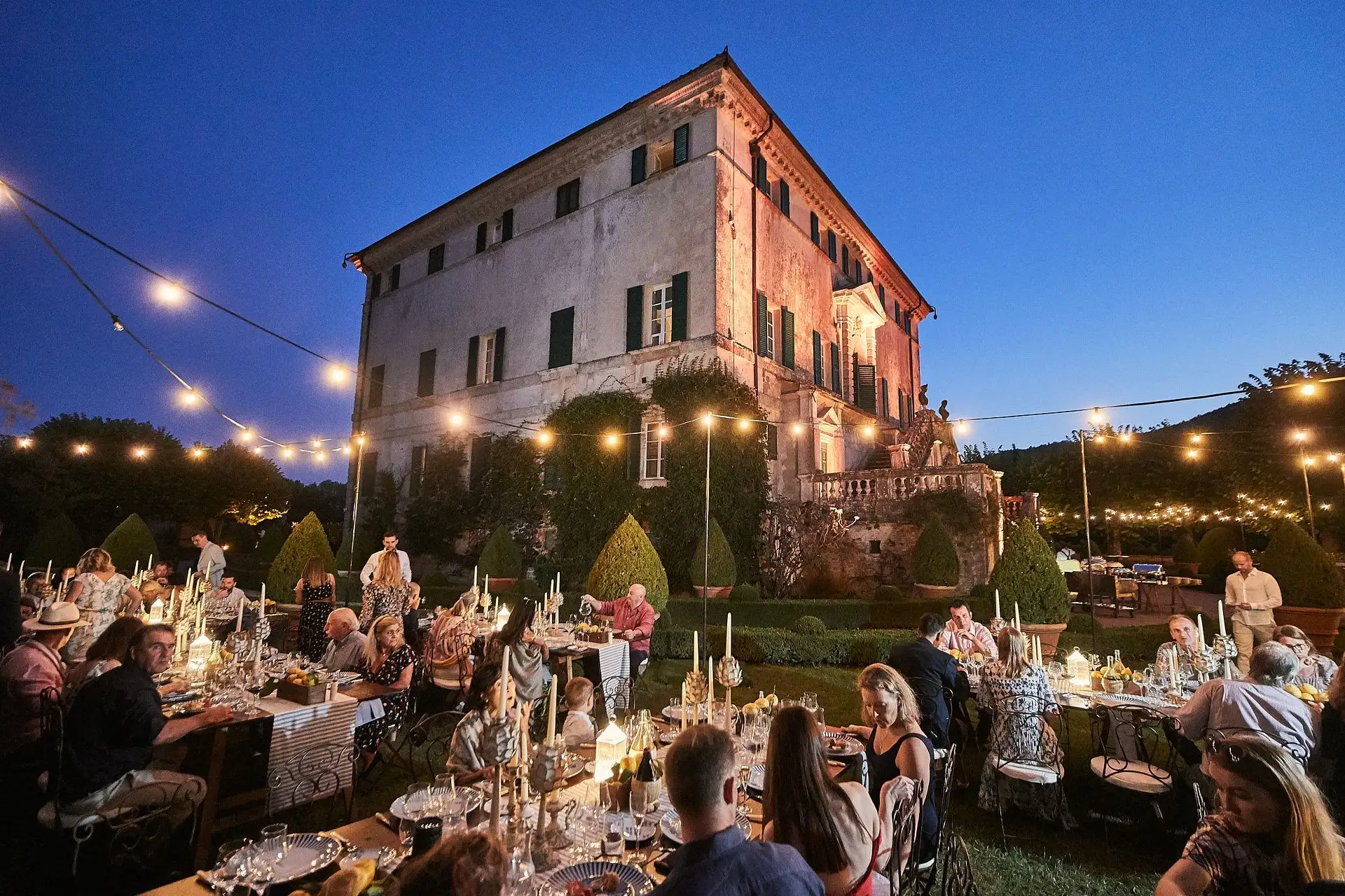 tuscan welcome dinner italian feast