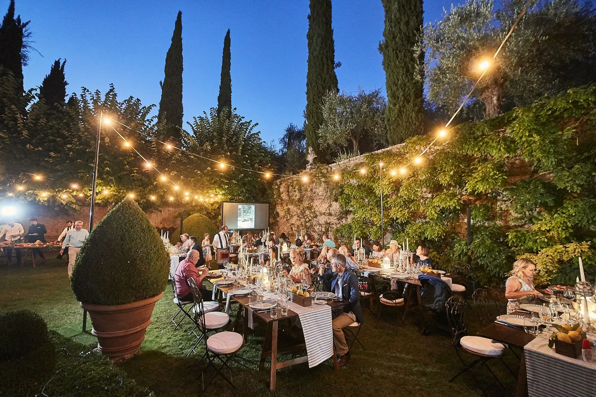 tuscan welcome dinner italian feast