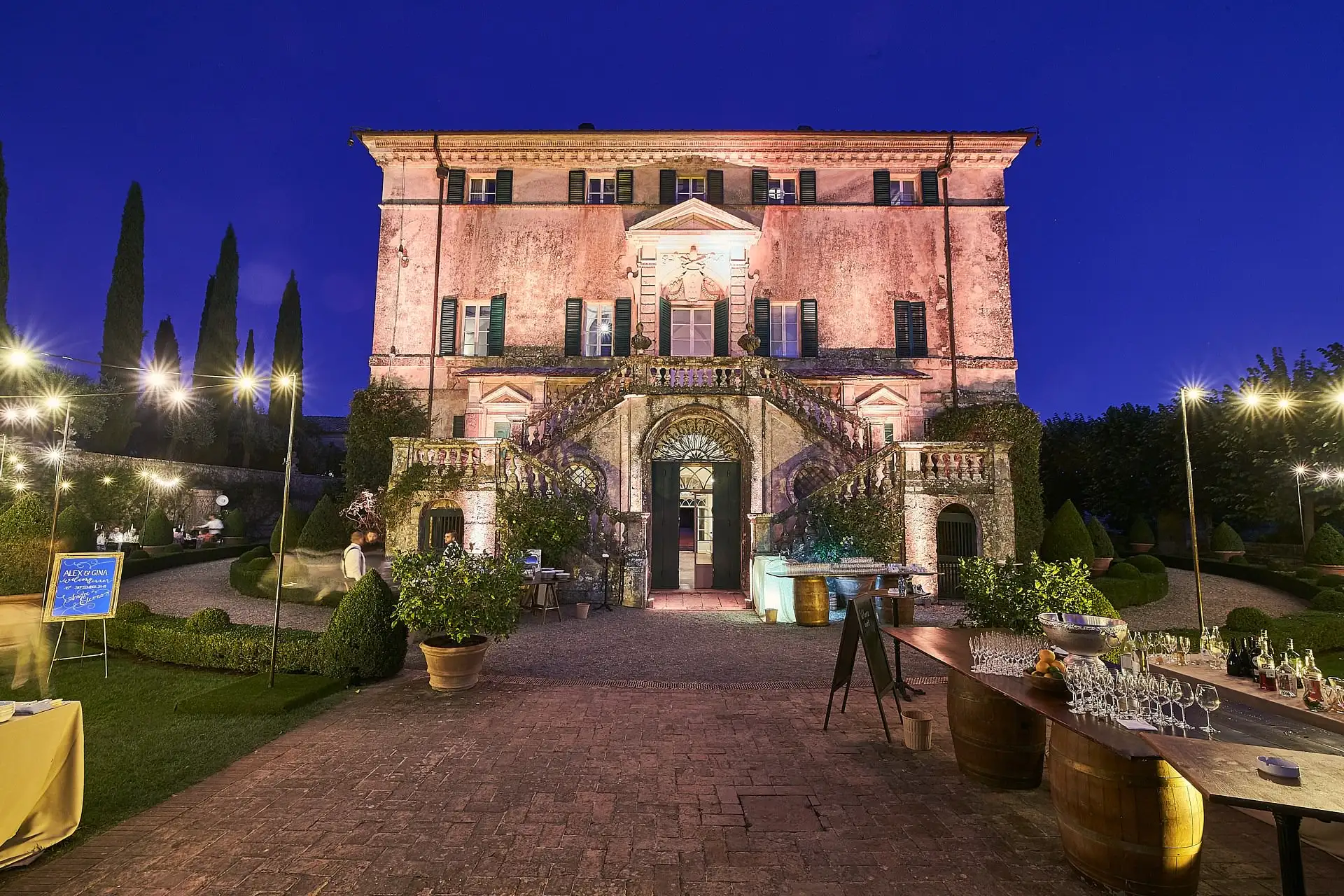 tuscan welcome dinner italian feast