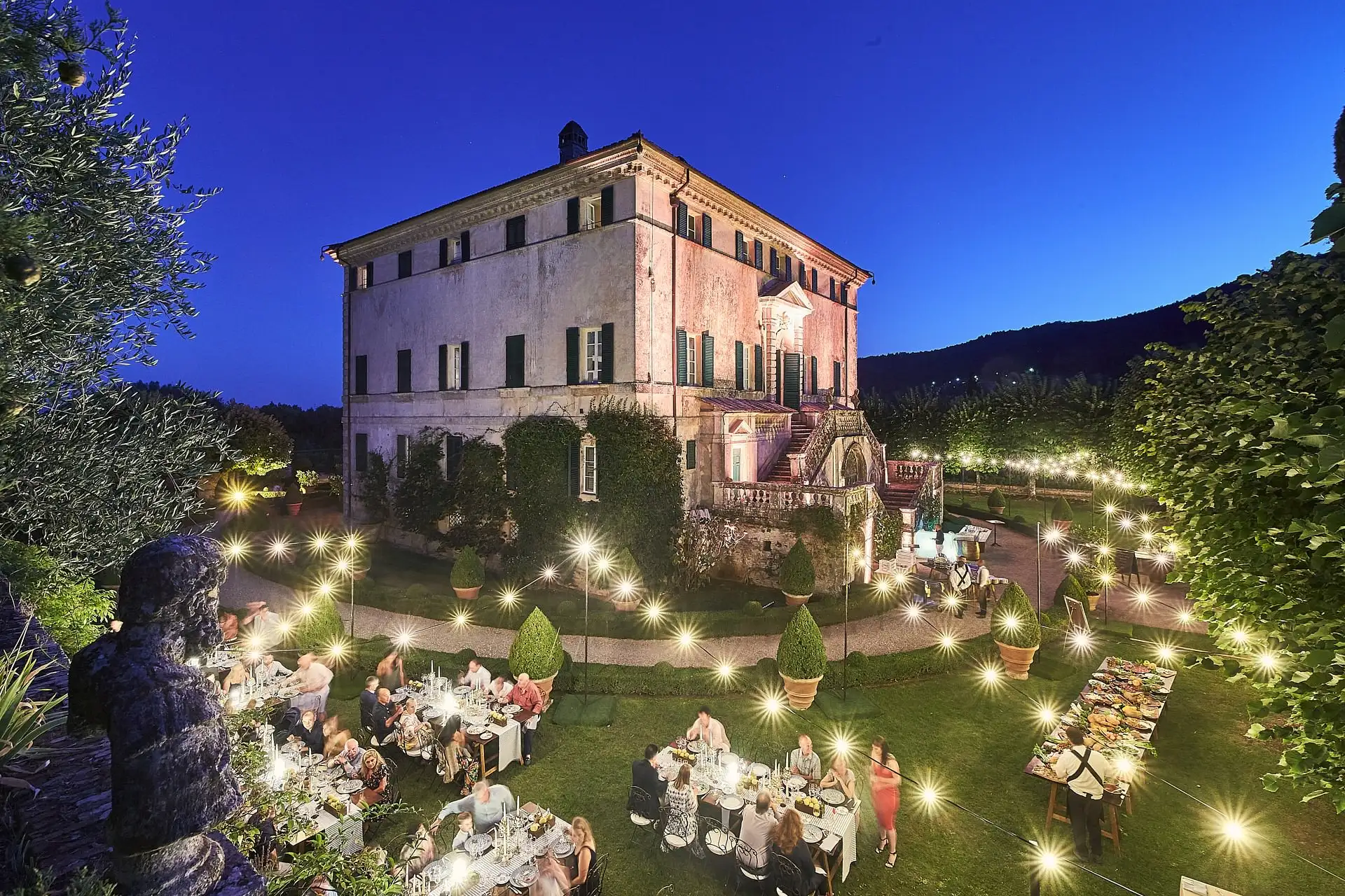 tuscan welcome dinner italian feast