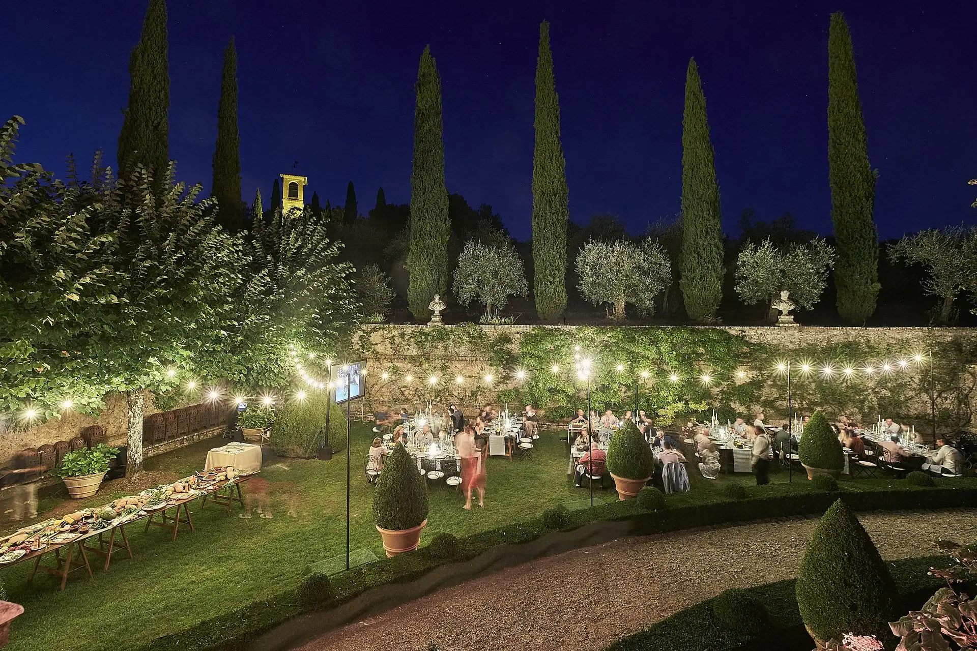 tuscan welcome dinner italian feast