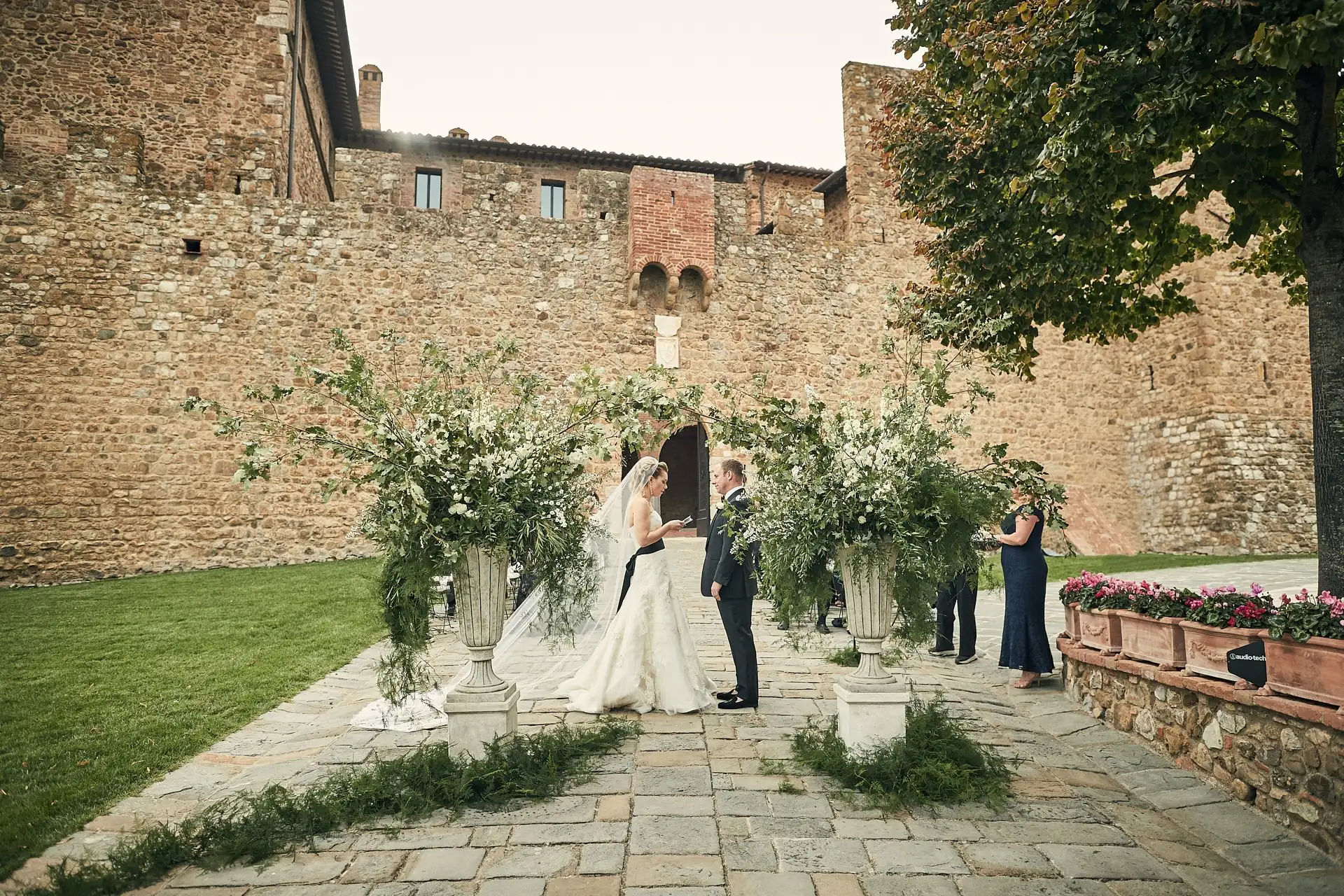 tuscan winery wedding