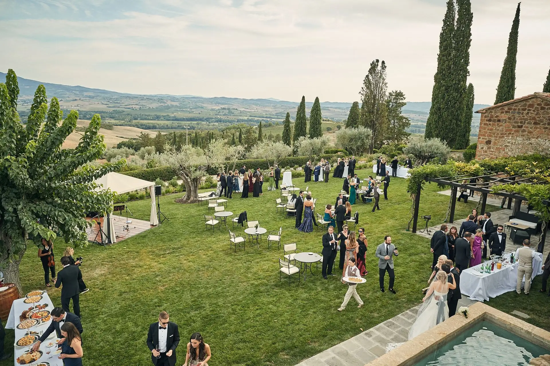 tuscan winery wedding