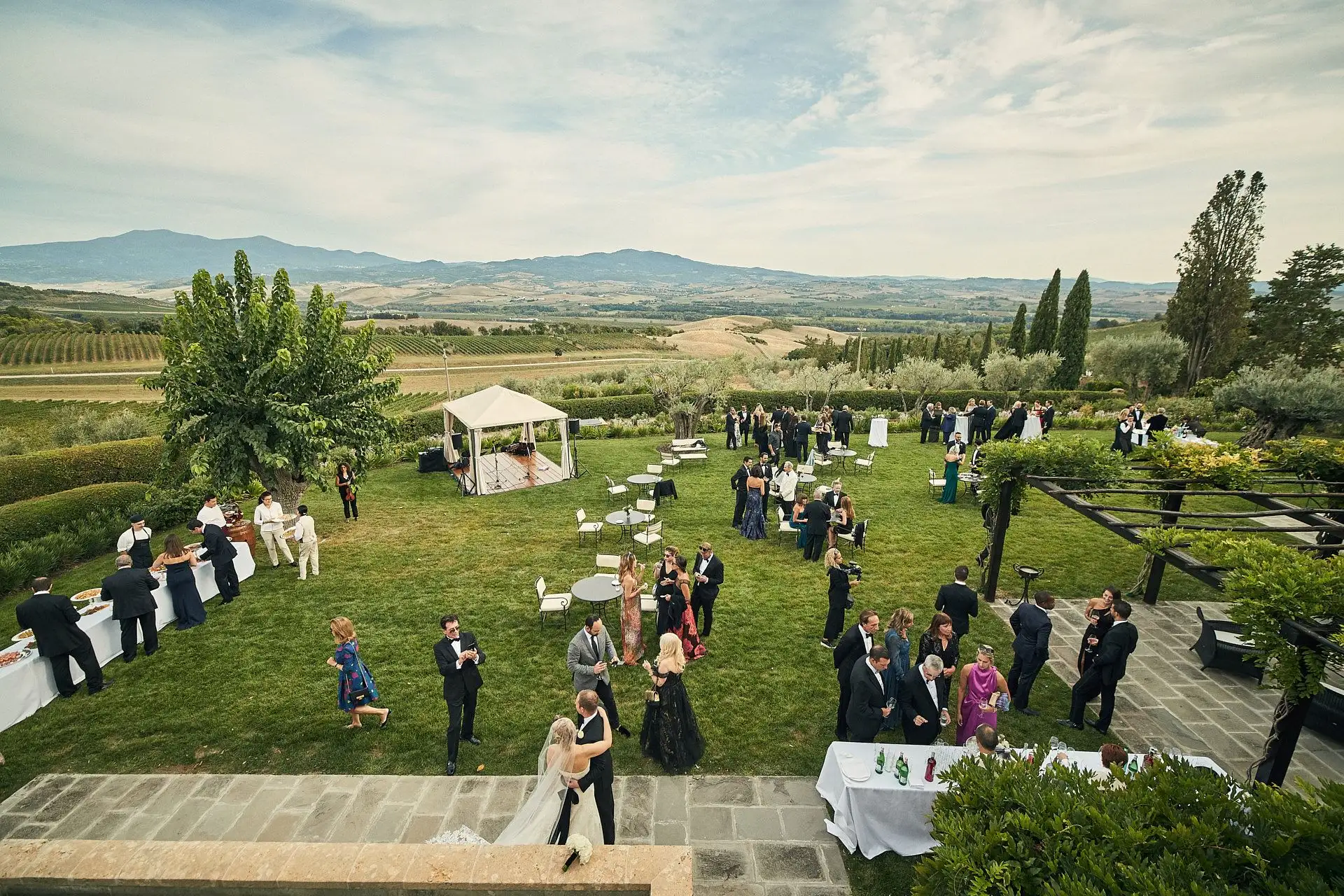 tuscan winery wedding