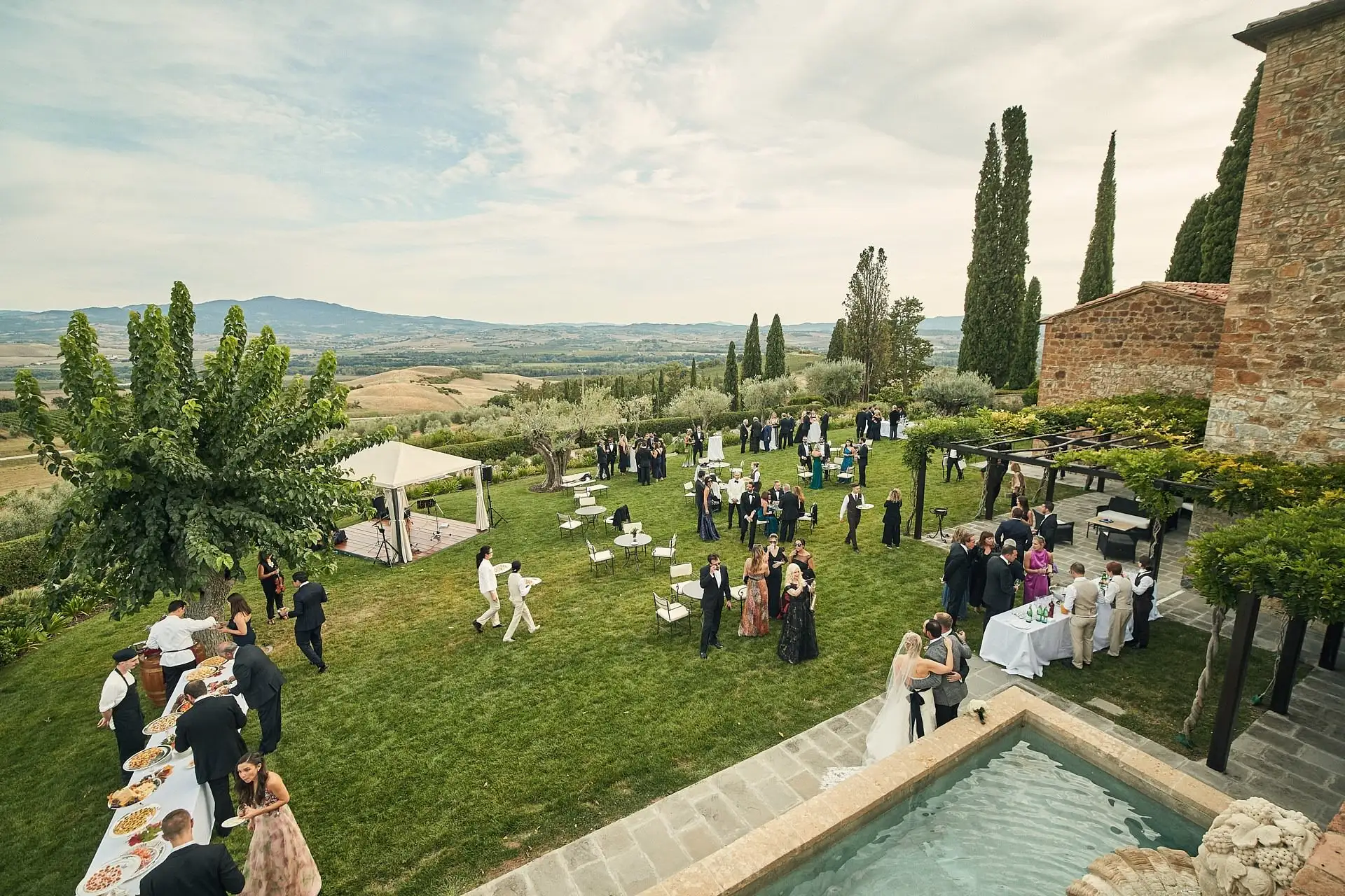 tuscan winery wedding