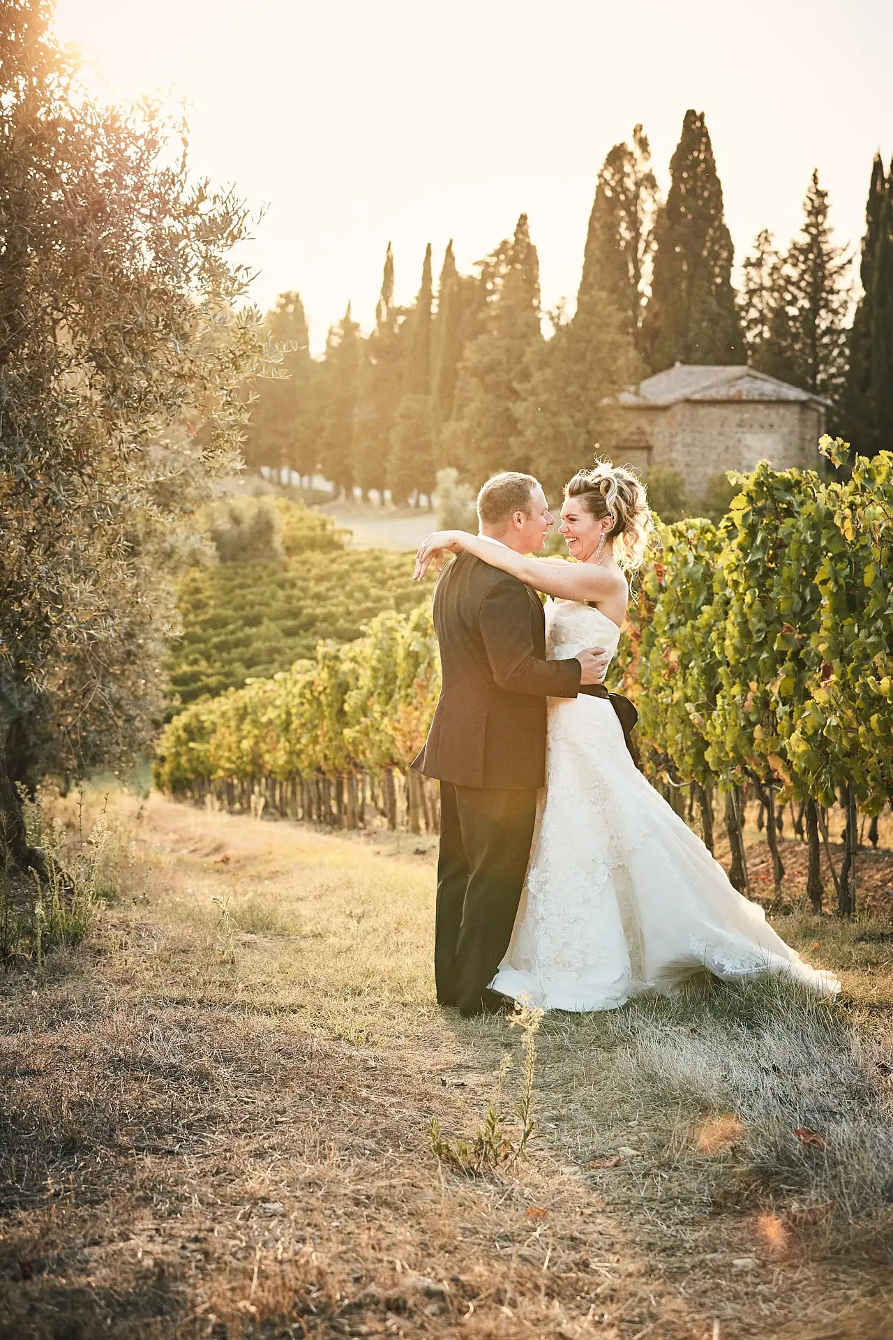 tuscan winery wedding