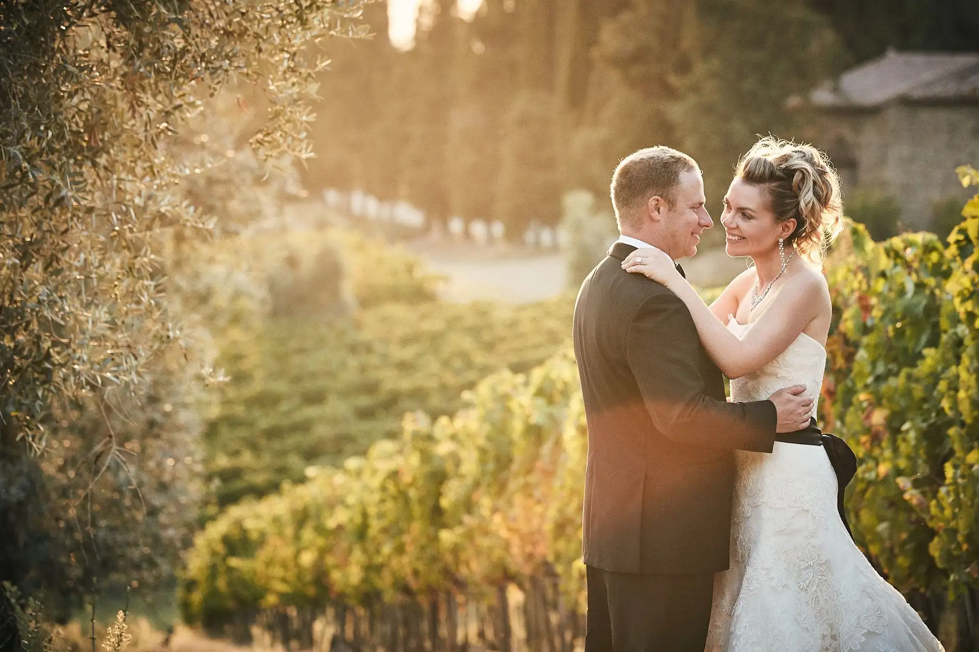 tuscan winery wedding